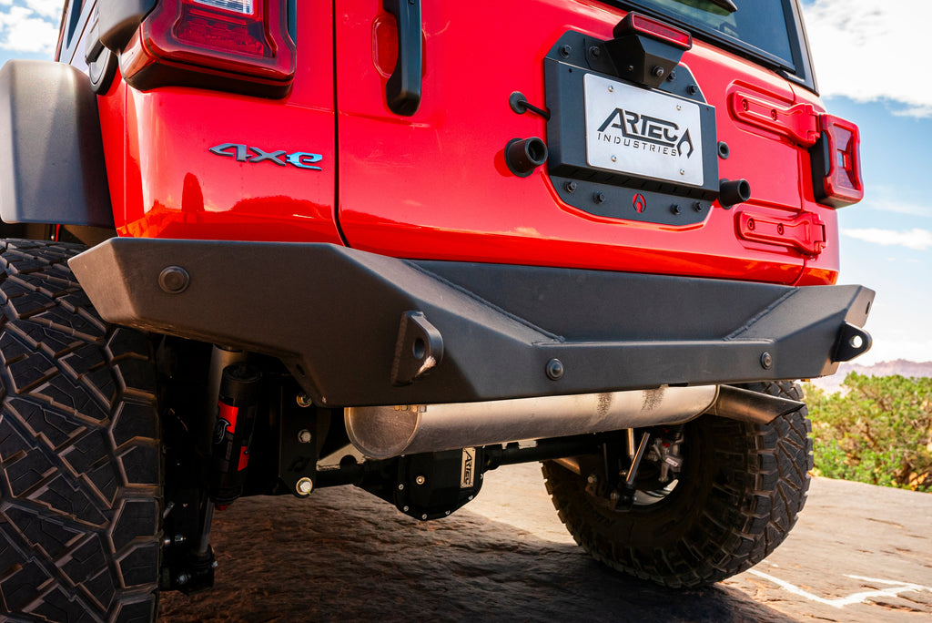 JL Spare Tire Delete Kit - Powdercoated Aluminum