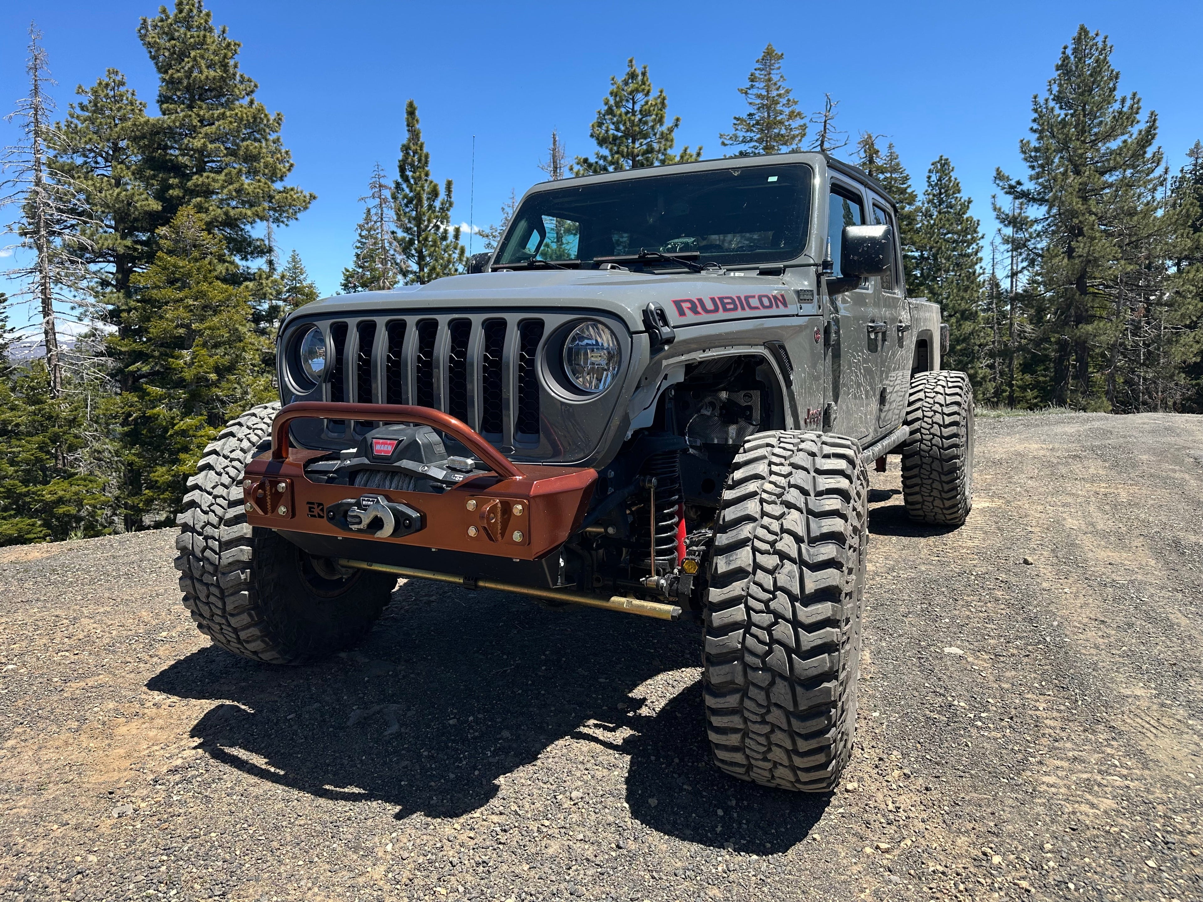 Gauntlet Front Bumper w/Bull Bar Tube for Jeep JL/JT  (2018+)