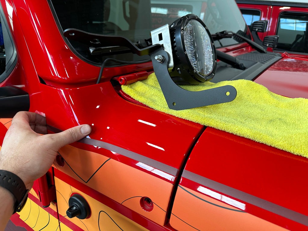 JL-JT A-Pillar Single Surface Light Mount
