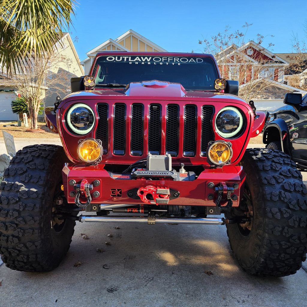 Gauntlet Front Bumper w/Winch Plate for Jeep JL/JT  (2018+)