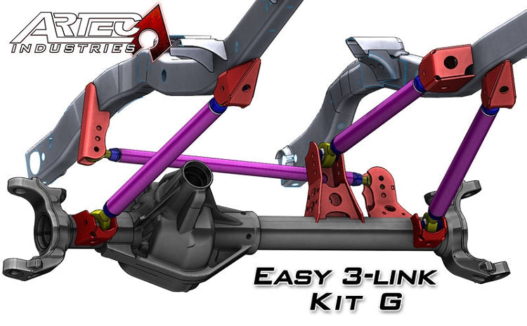 3 Link Tube and Rod End Kit