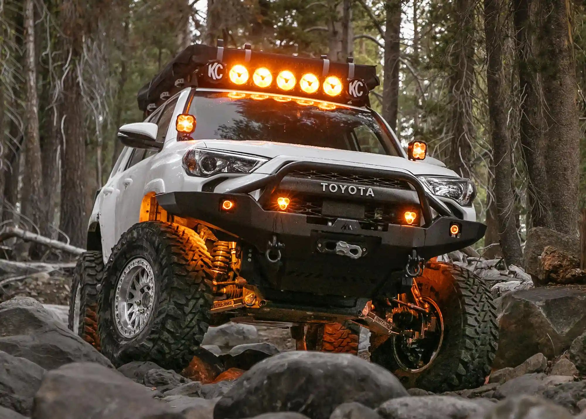 Hi-Lite Overland Toyota 4Runner Front Bumper 5th Gen (2010-2024) [PreRunner Bull Bar]