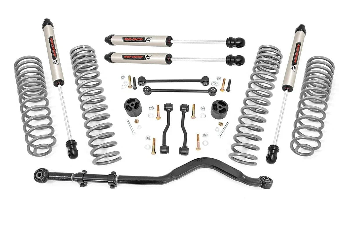 Rough Country 3.5 Inch Lift Kit Jeep Gladiator JT 4WD (2024-2025) W/ V2 Monotube Shocks