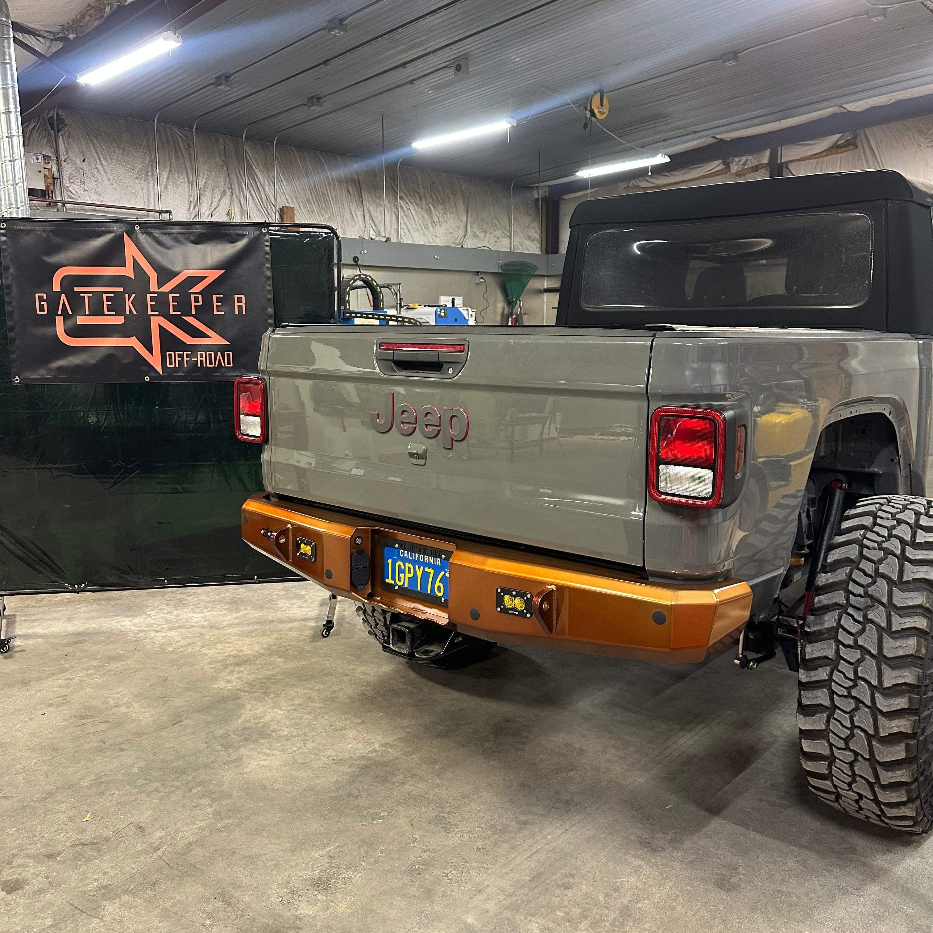 Gauntlet Rear Bumper for 2020+ Jeep Gladiator JT