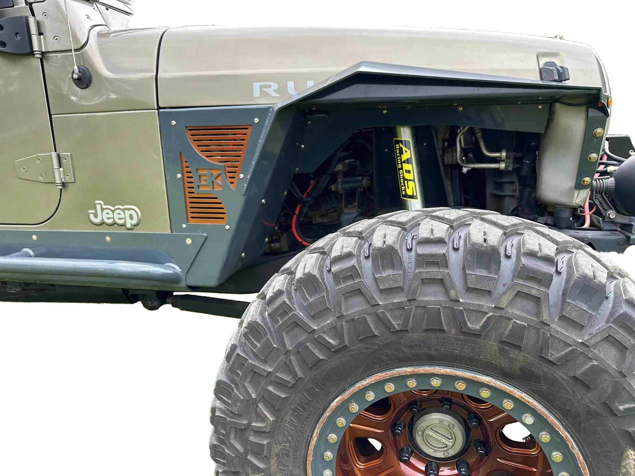 Diamond Series High Clearance Front Fenders for Jeep TJ Wrangler