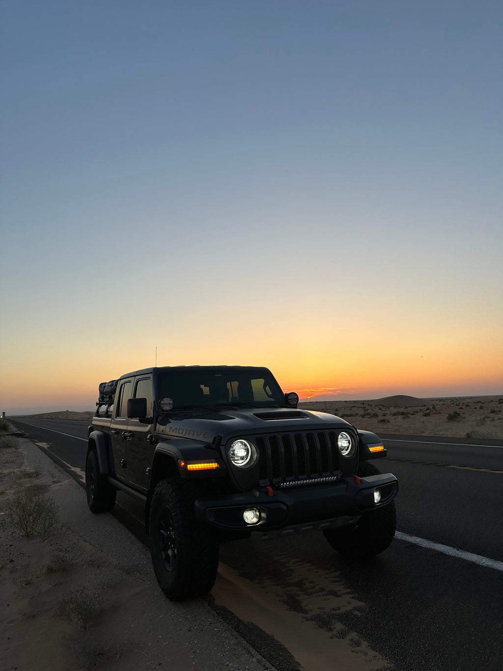JL-JT 392 MOJAVE A-Pillar Single Surface Light Mount