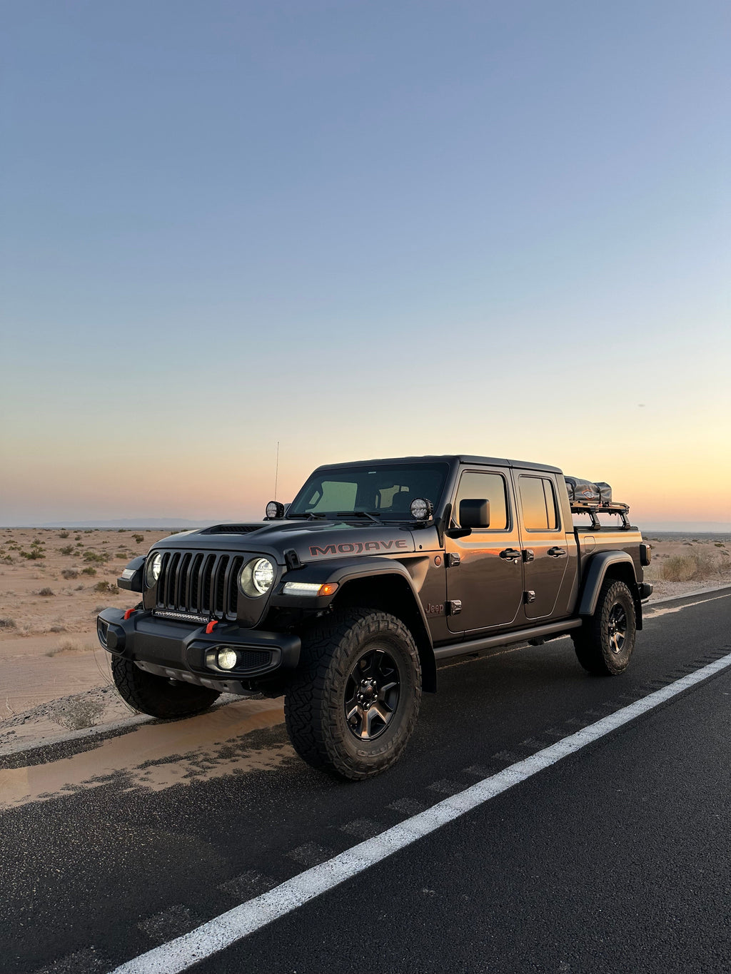 JL-JT 392 MOJAVE A-Pillar Single Surface Light Mount