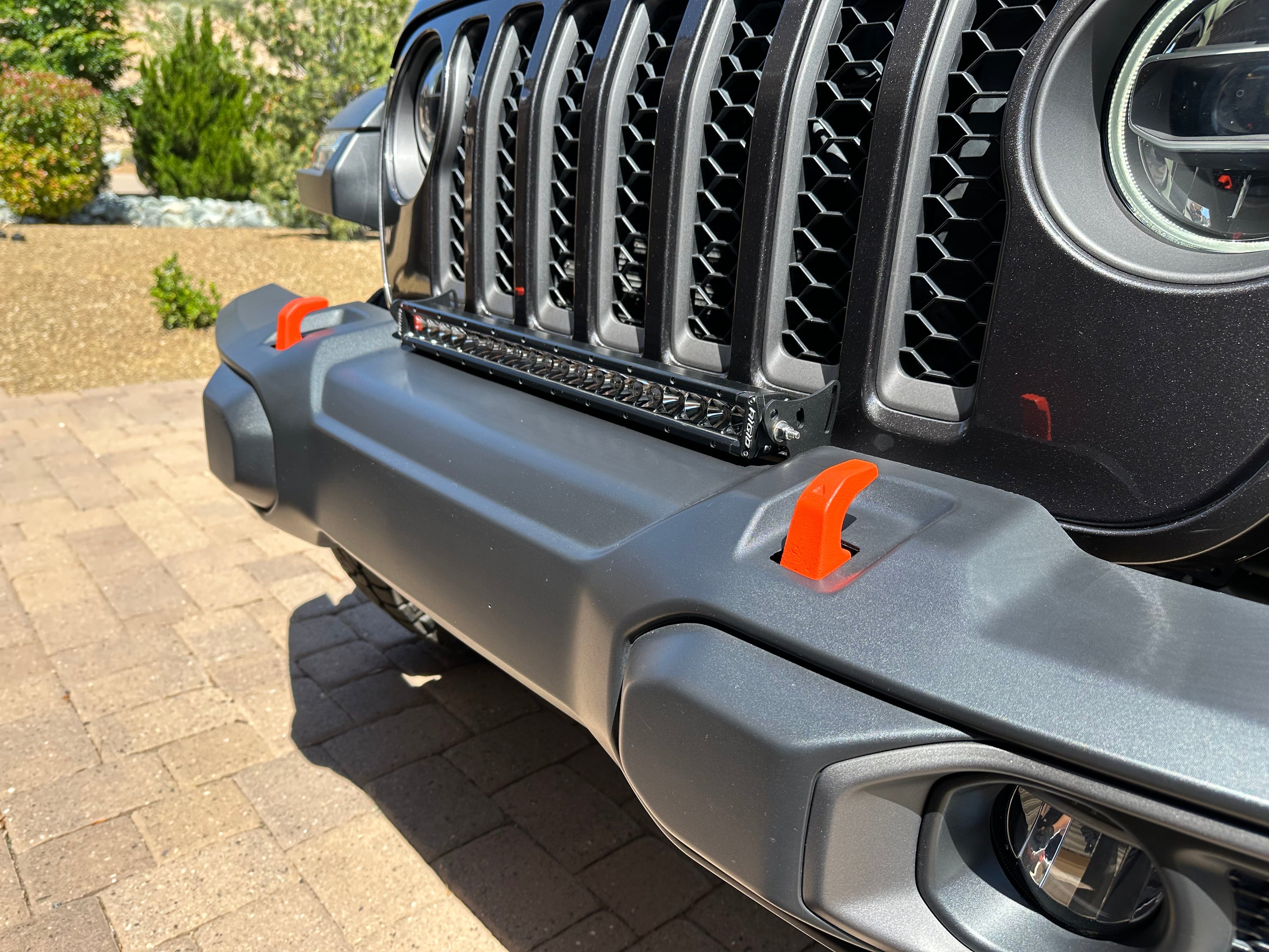 JL-JT Front Bumper 20in Light Mount