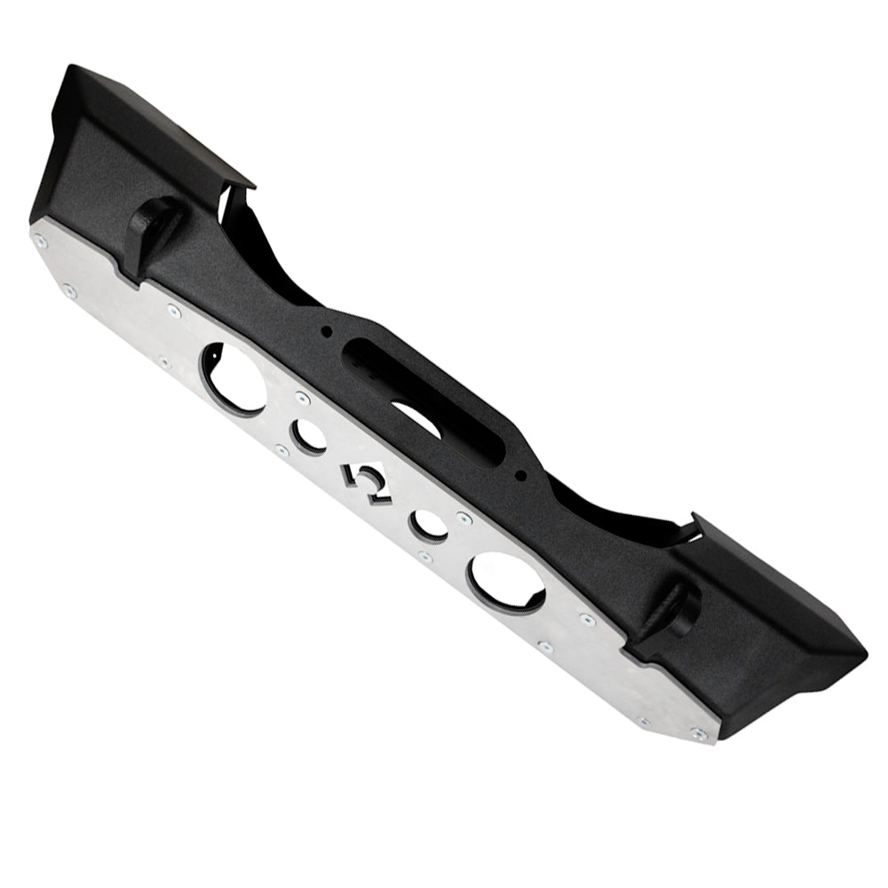 Nighthawk Front Bumper w- Aluminum Skid for JK, JL, & JT