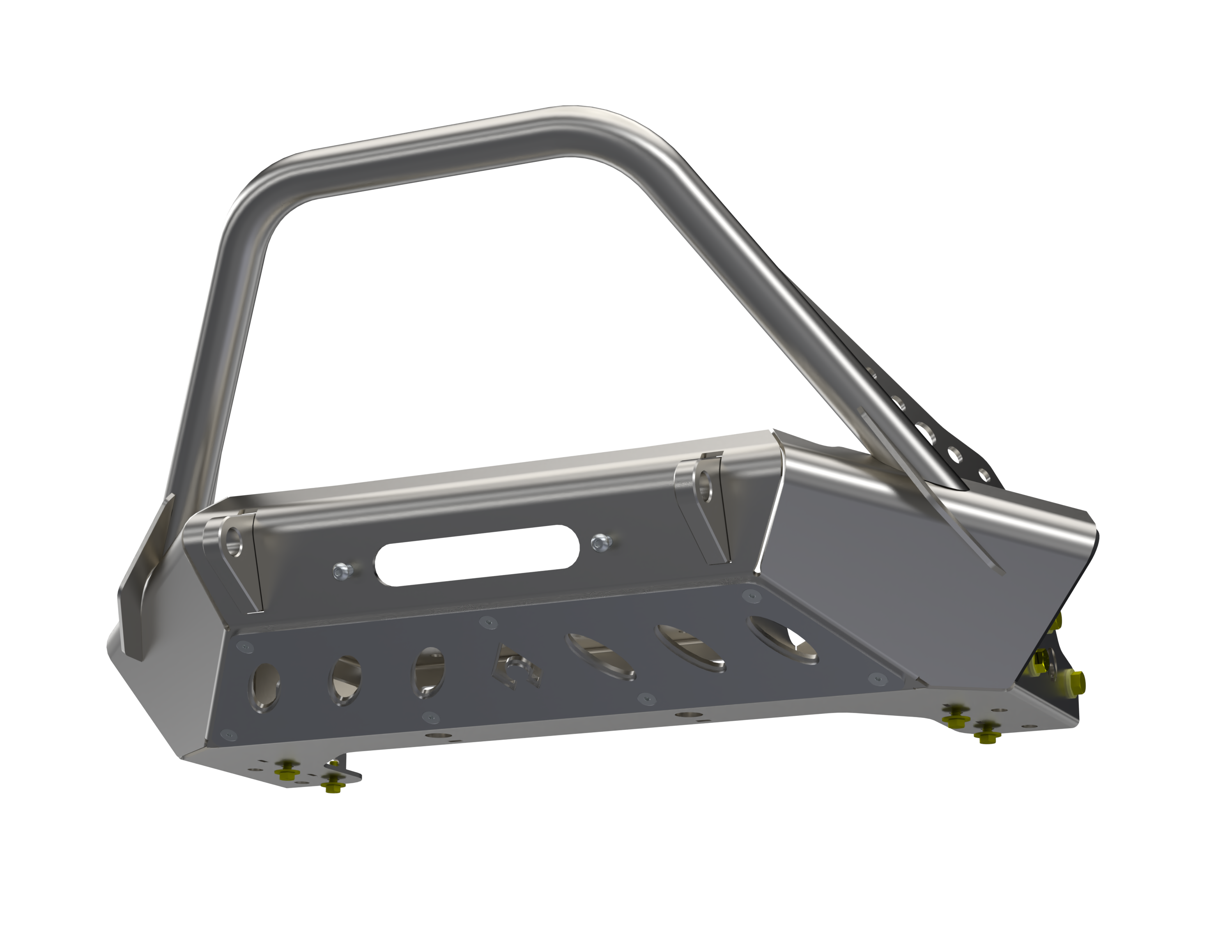 JK JL JT HIGH CLEARANCE FRONT BUMPER with HOOP