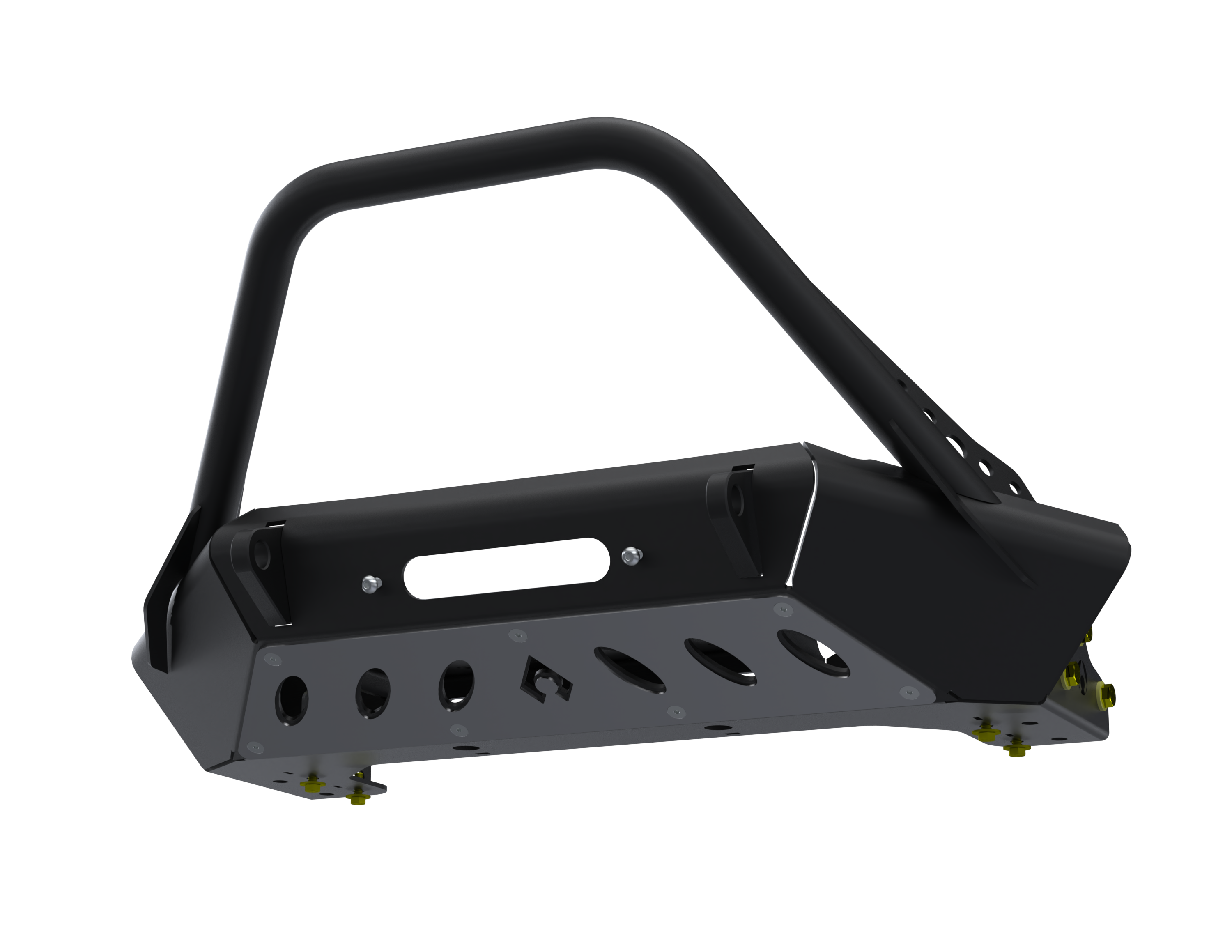 JK JL JT HIGH CLEARANCE FRONT BUMPER with HOOP