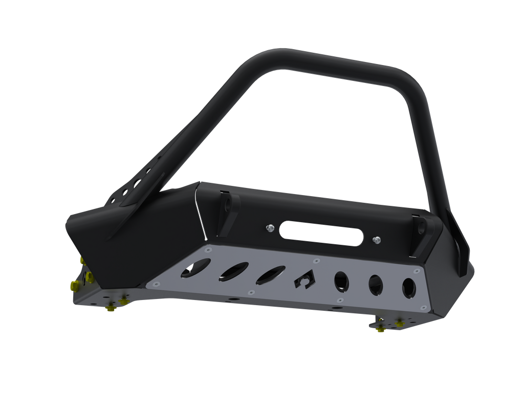 JK JL JT HIGH CLEARANCE FRONT BUMPER with HOOP