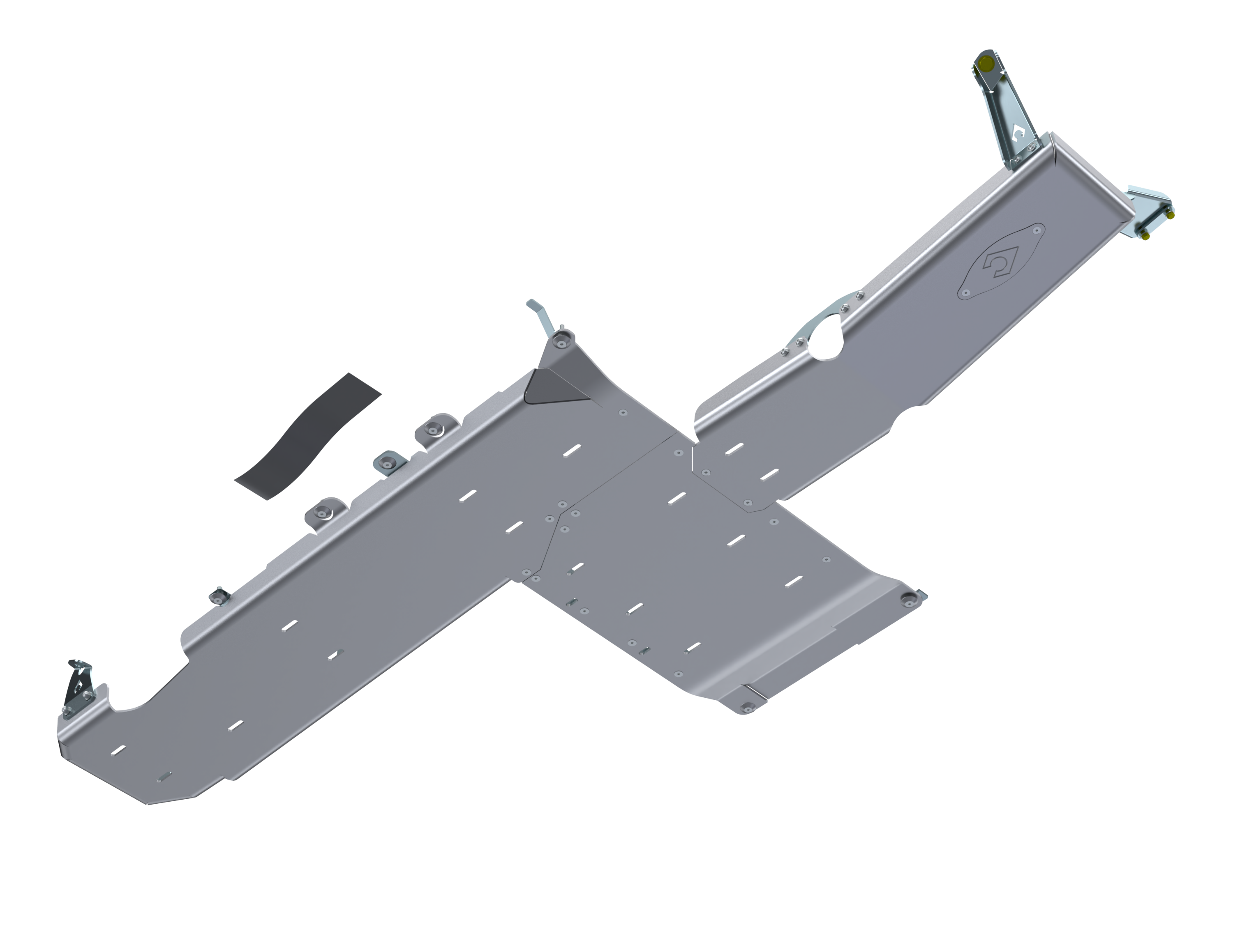 JLU Full Bellypan with Oil Door - 4 door 3.6L ALUMINUM PRE-2018