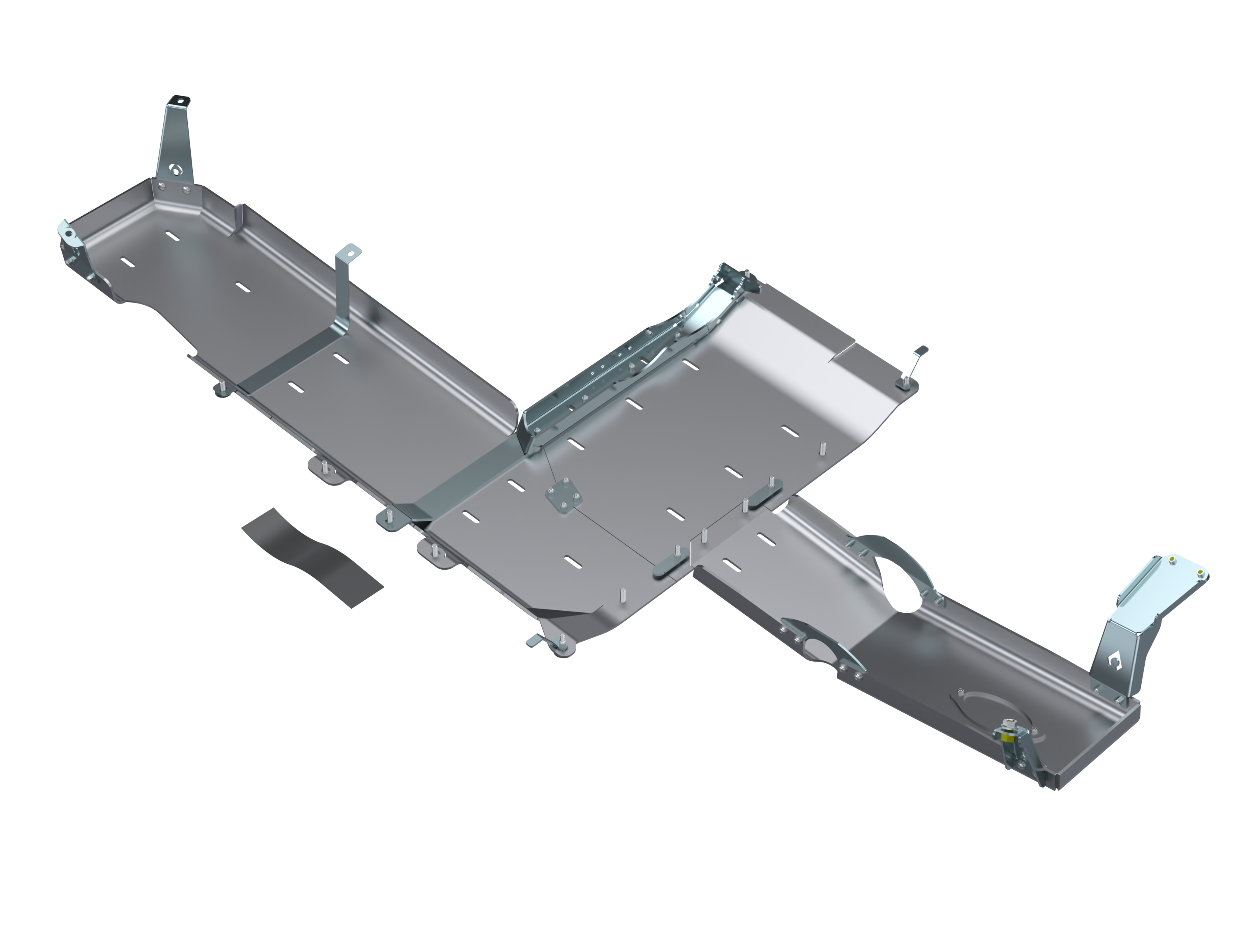 JLU Full Bellypan with Oil Door - 4 door 3.6L ALUMINUM PRE-2018
