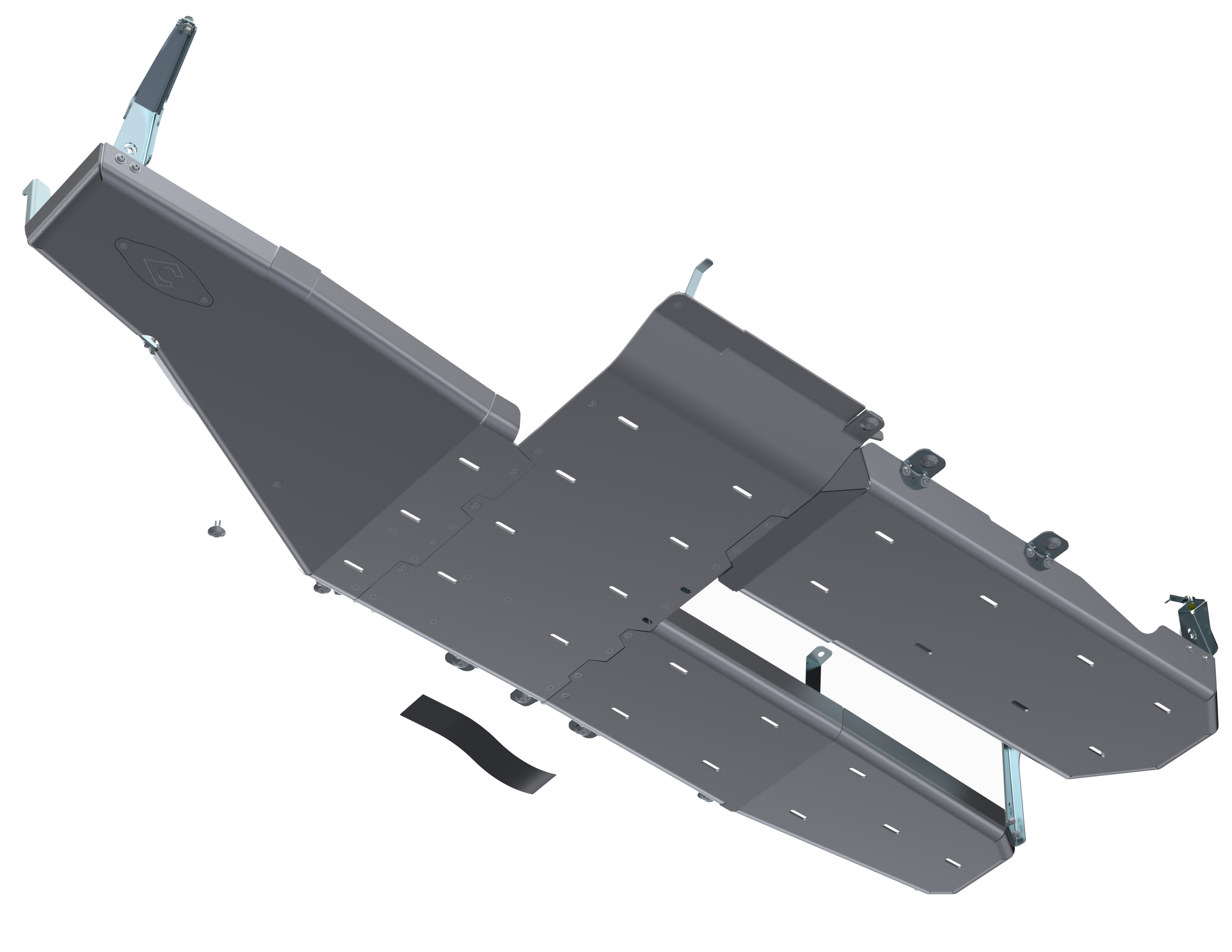 JLU 4XE BELLYPAN SKID With POWER PACK & EXHAUST SKIDs