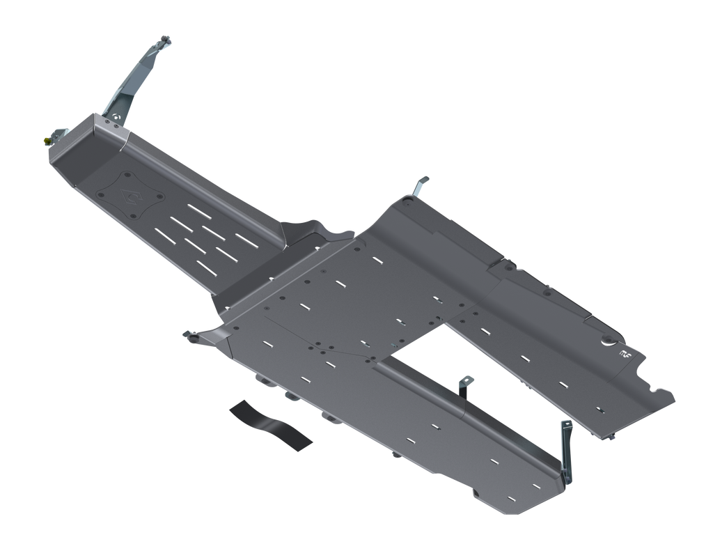 JLU 392 BELLYPAN SKID WITH MAGNAFLOW EXHAUST SKID
