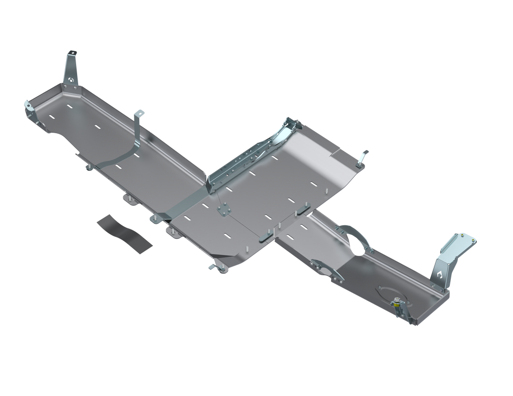 JLU Full Bellypan With Oil Door - 4 door 3.6L ALUMINUM 2018-2020