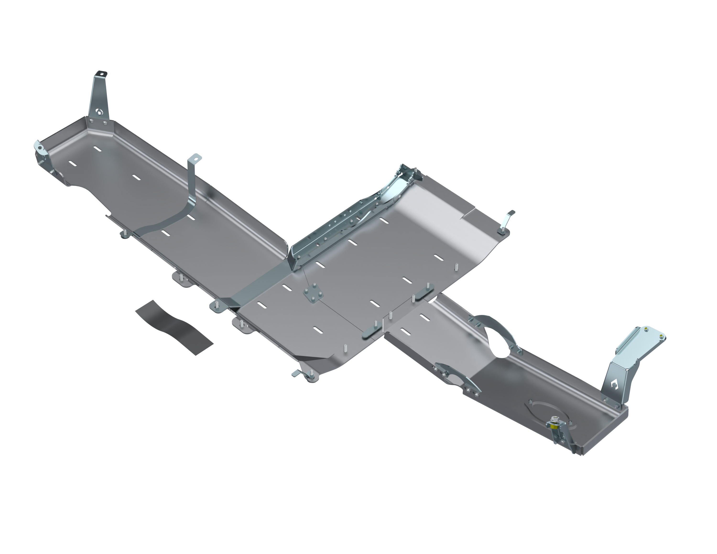 JLU Full Bellypan With Oil Door - 4 door 3.6L ALUMINUM 2018-2020