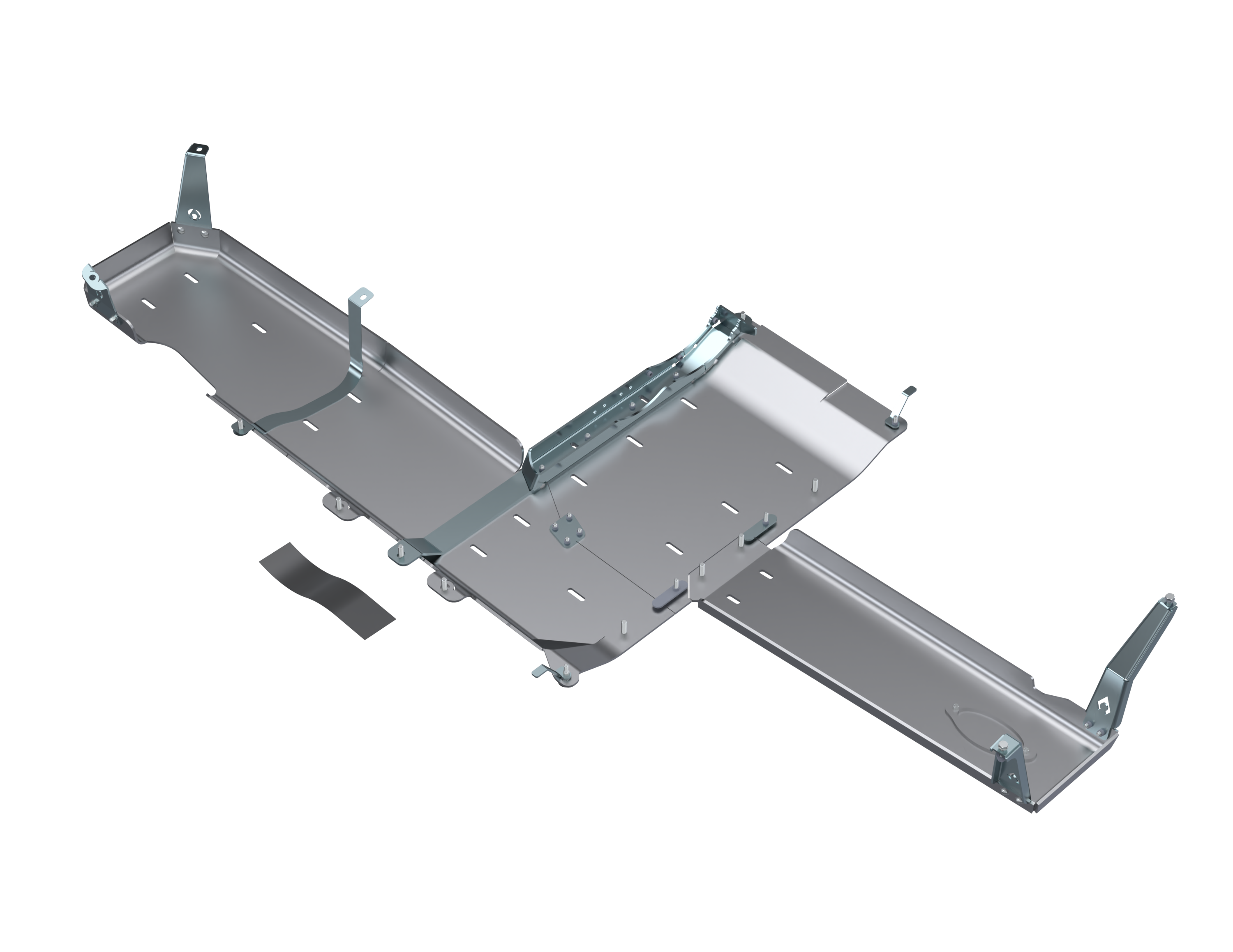 JLU Full Bellypan With Oil Door - 4 door 2.0L ALUMINUM 2018+