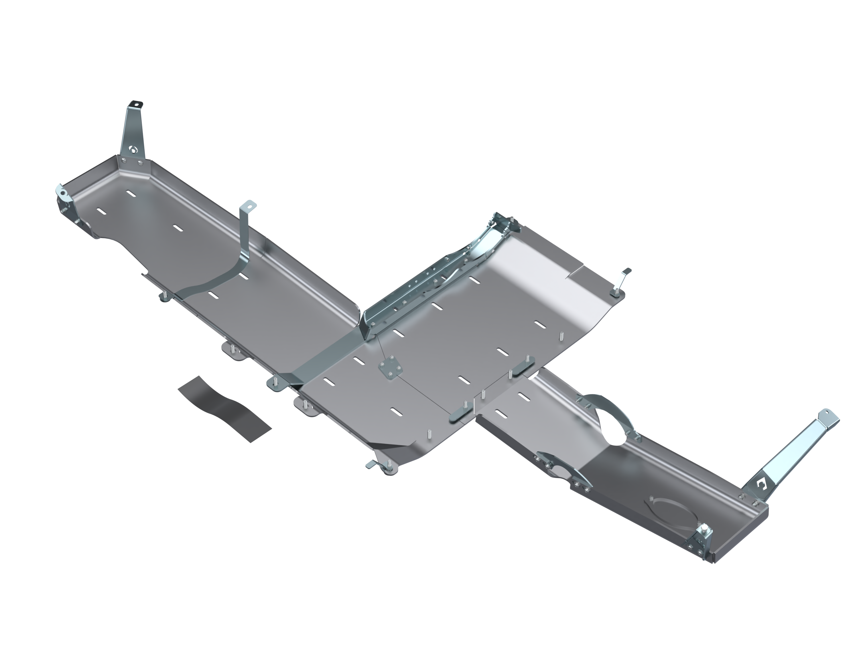 JLU Full Bellypan With Oil Door - 4 door 3.6L ALUMINUM 2021+
