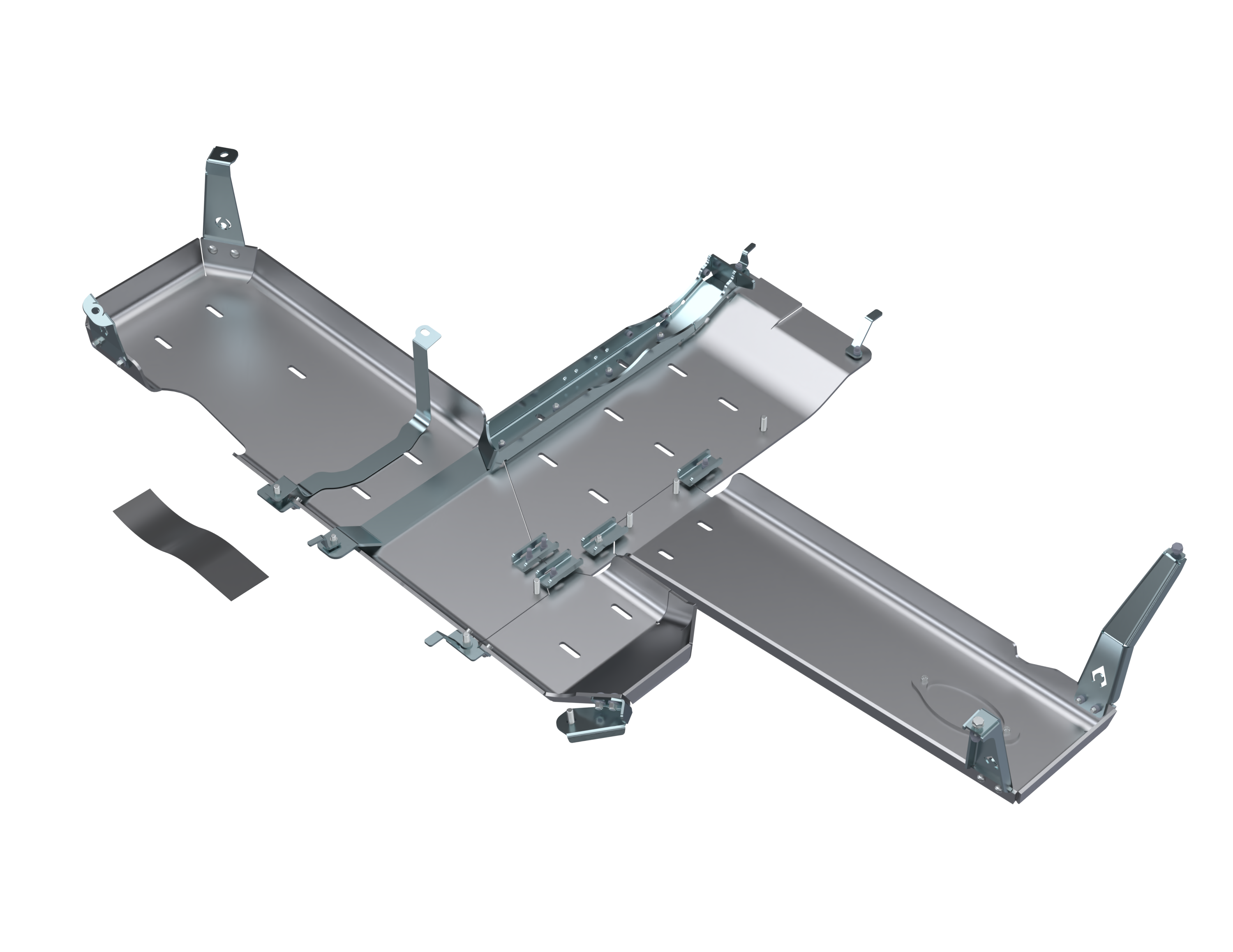 JL Full Bellypan With Oil Door - 2 door 2.0L ALUMINUM 2018+