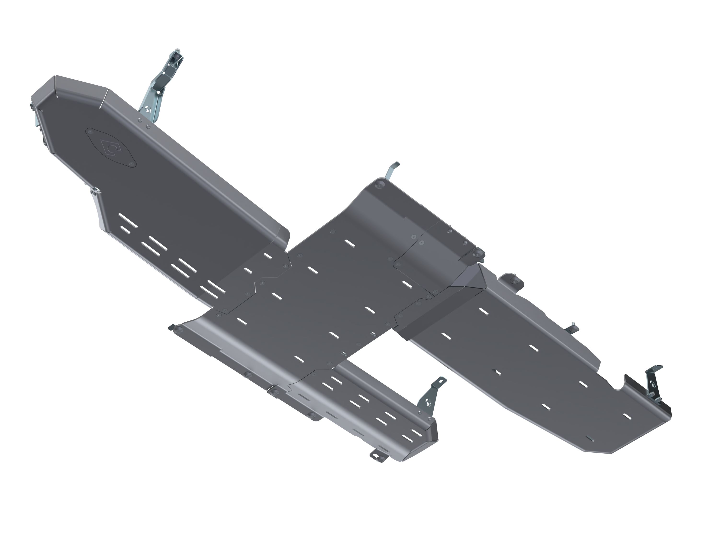 JLU Full Bellypan With Oil Door -  4 door 3.0L Diesel ALUMINUM
