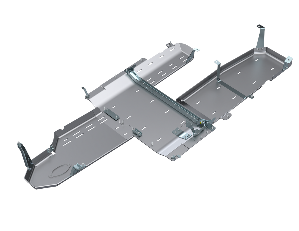 JLU Full Bellypan With Oil Door -  4 door 3.0L Diesel ALUMINUM