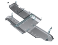 JLU Full Bellypan With Oil Door -  4 door 3.0L Diesel ALUMINUM