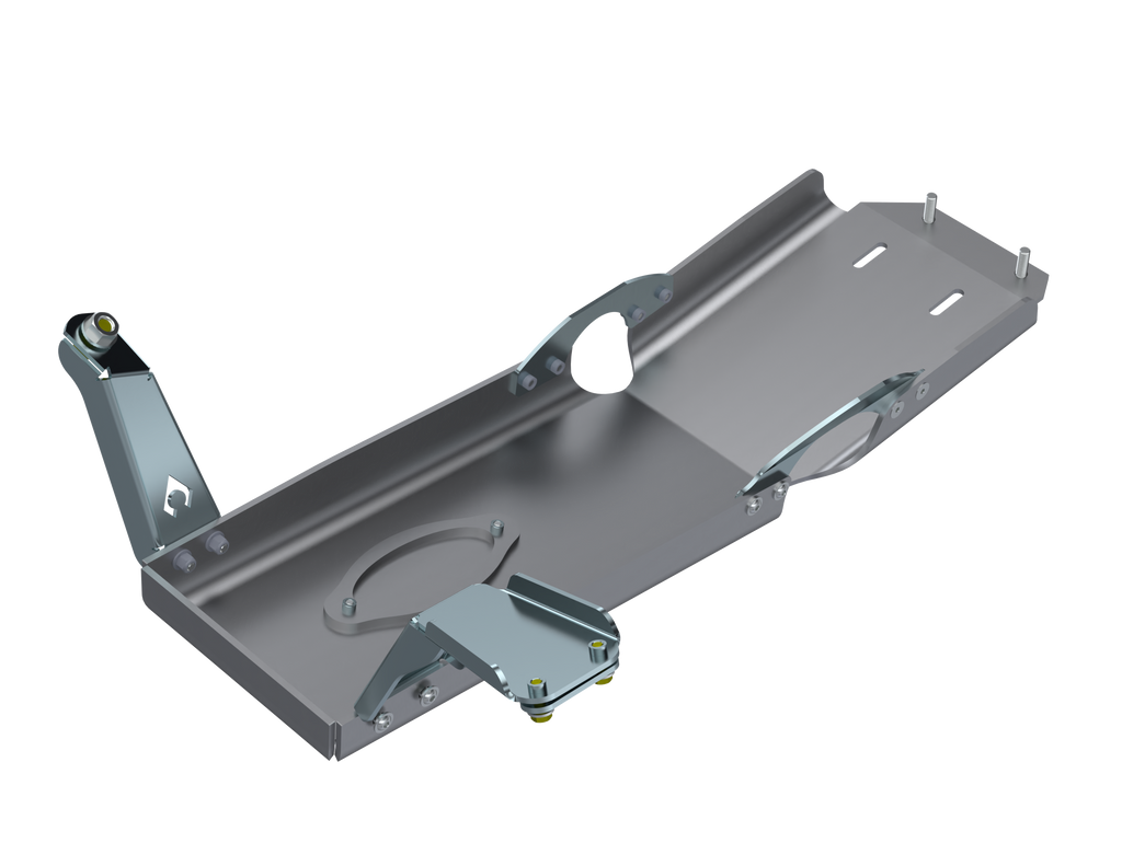 JLU OIL SKID ONLY With Oil Door -  2 & 4 door 3.6L ALUMINUM 2018-2020