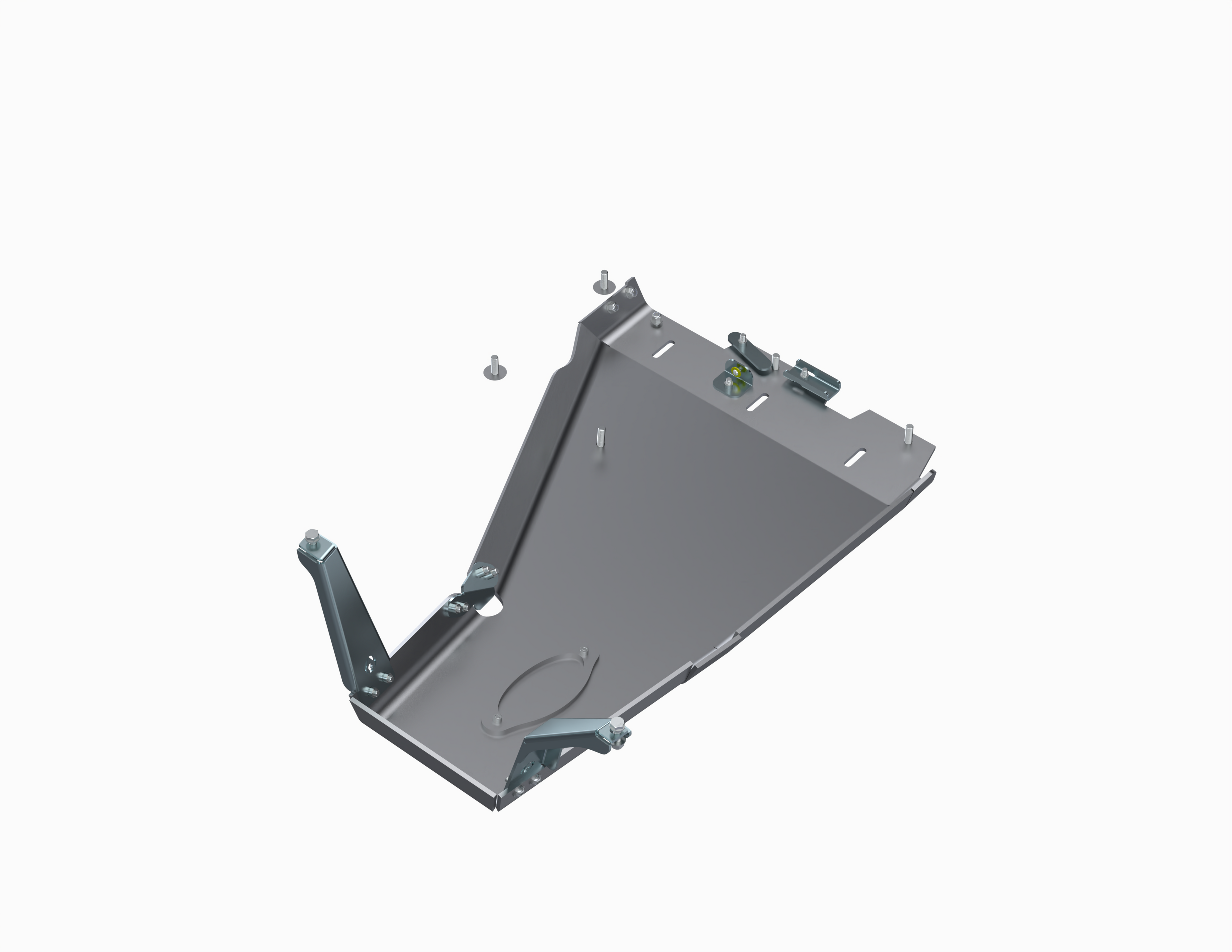 JLU 4XE ENGINE OIL SKID With OIL DOOR ONLY