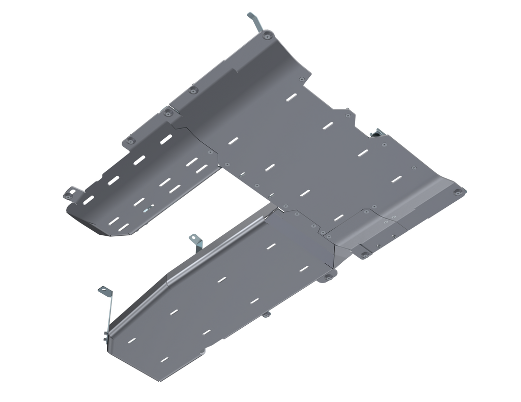 JLU T-CASE/FUEL SKID/ DPF ONLY -  4 door 3.0L Diesel ALUMINUM