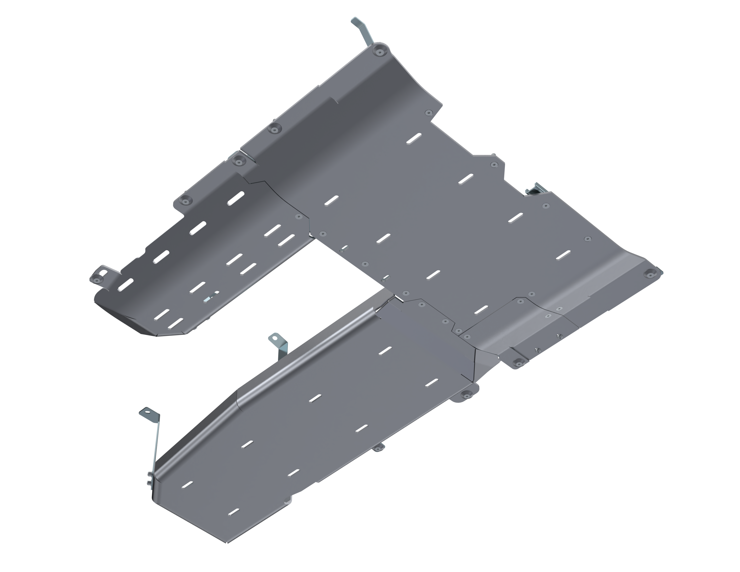 JLU T-CASE/FUEL SKID/ DPF ONLY -  4 door 3.0L Diesel ALUMINUM