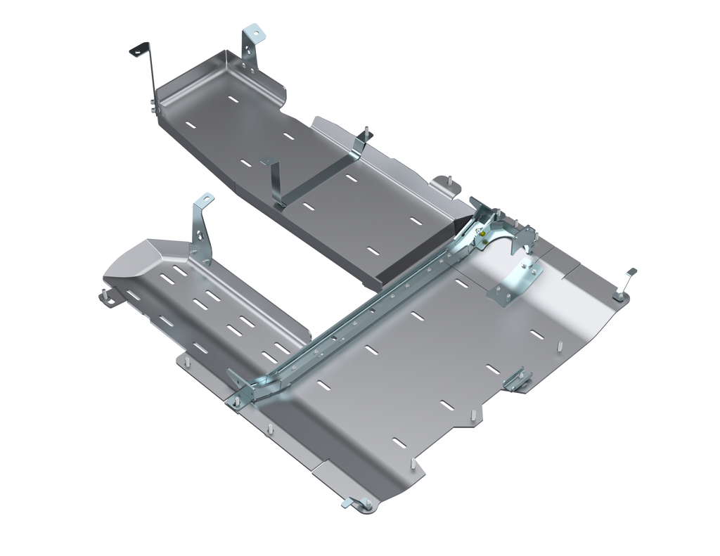 JLU T-CASE/FUEL SKID/ DPF ONLY -  4 door 3.0L Diesel ALUMINUM
