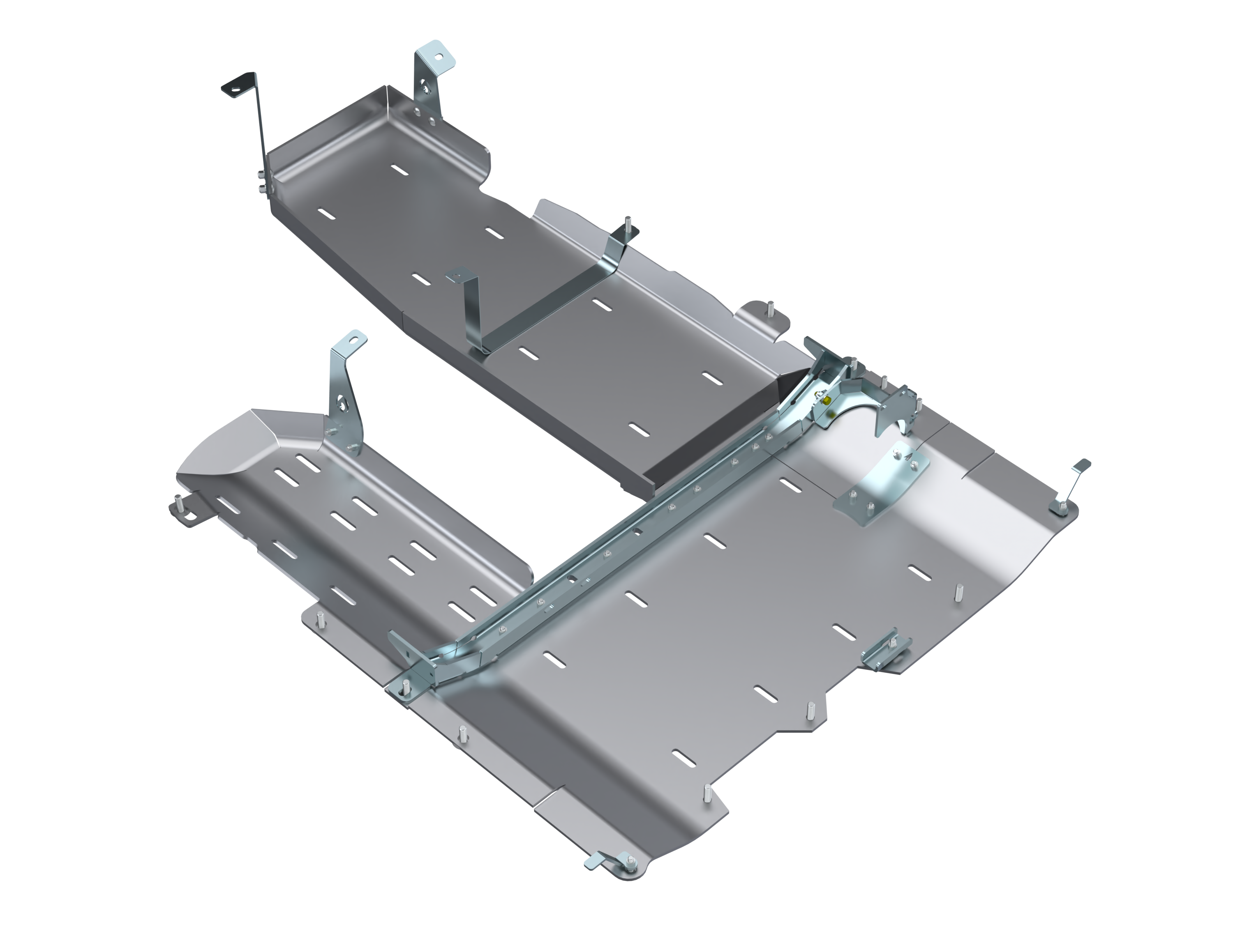 JLU T-CASE/FUEL SKID/ DPF ONLY -  4 door 3.0L Diesel ALUMINUM