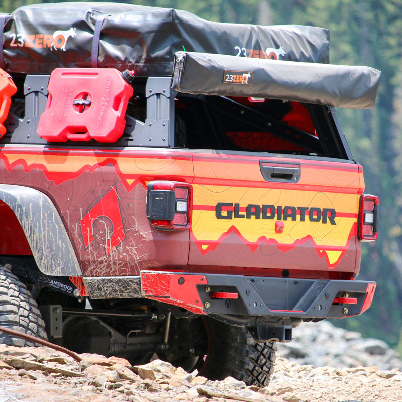 JT Rear Bumper Aluminum Corner Skids