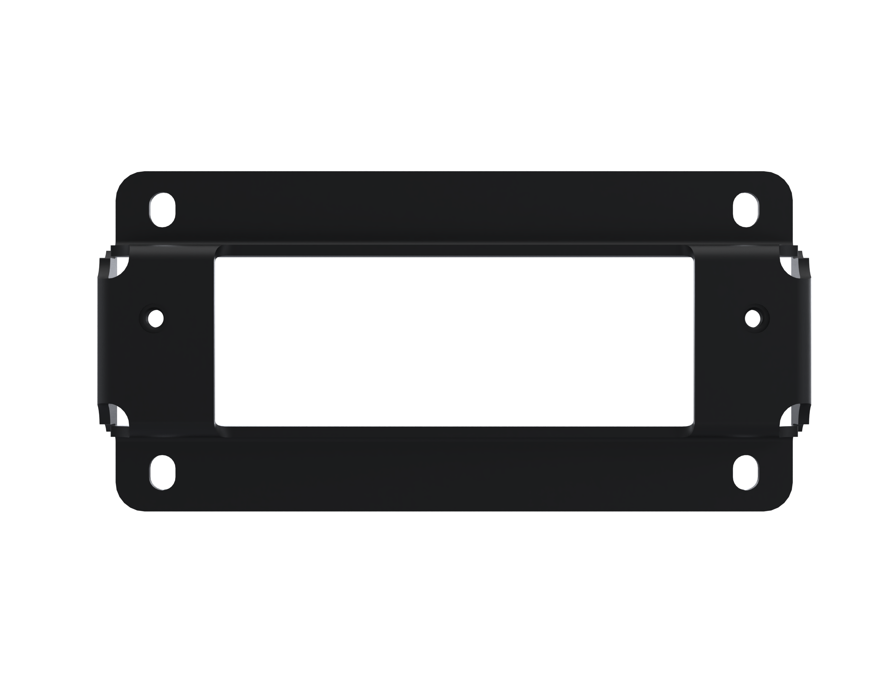 HIGH CLEARANCE REAR BUMPER WINCH FAIRLEAD MOUNTING BRACKET