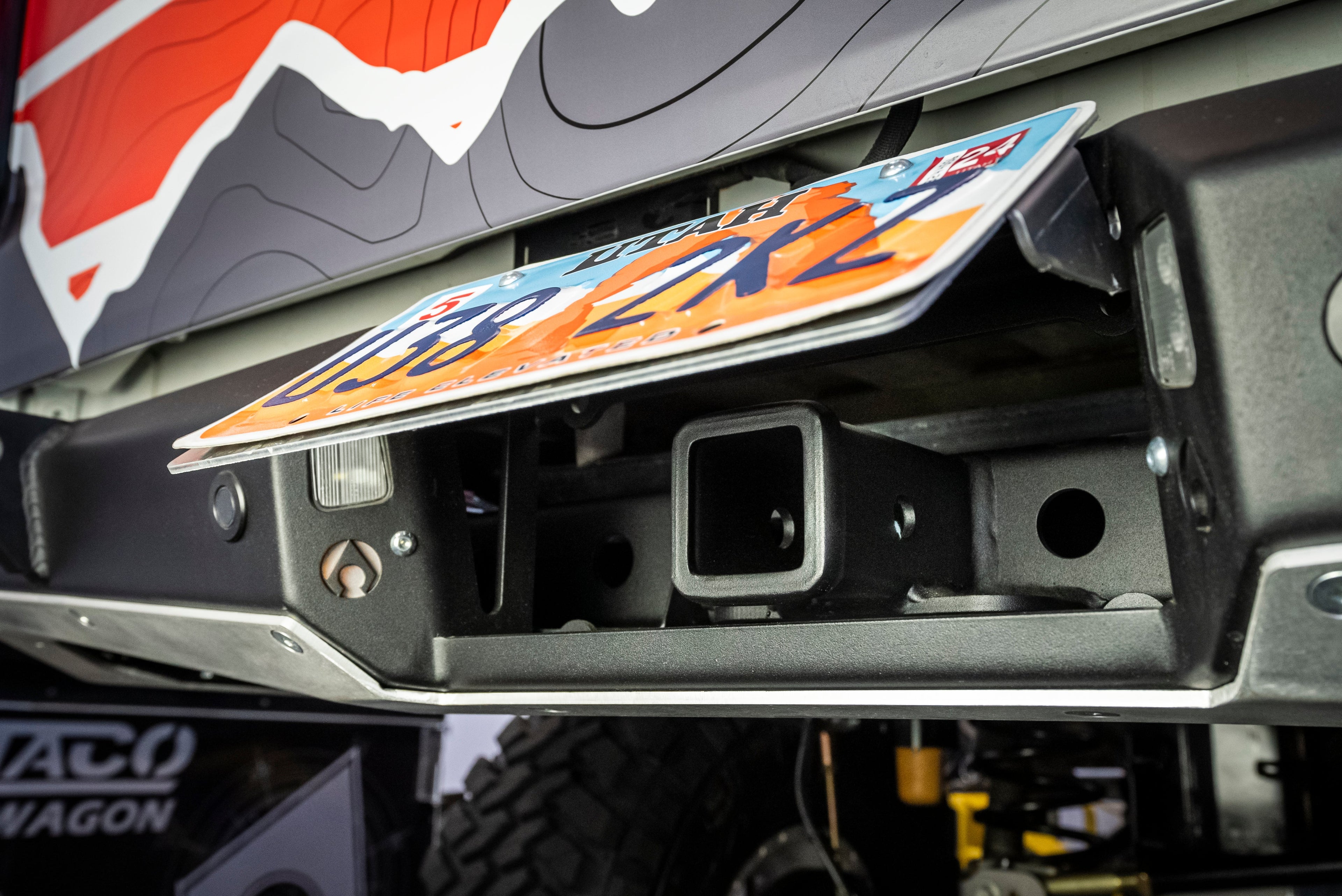 HIGH CLEARANCE REAR BUMPER MODULAR 2 INCH RECEIVER