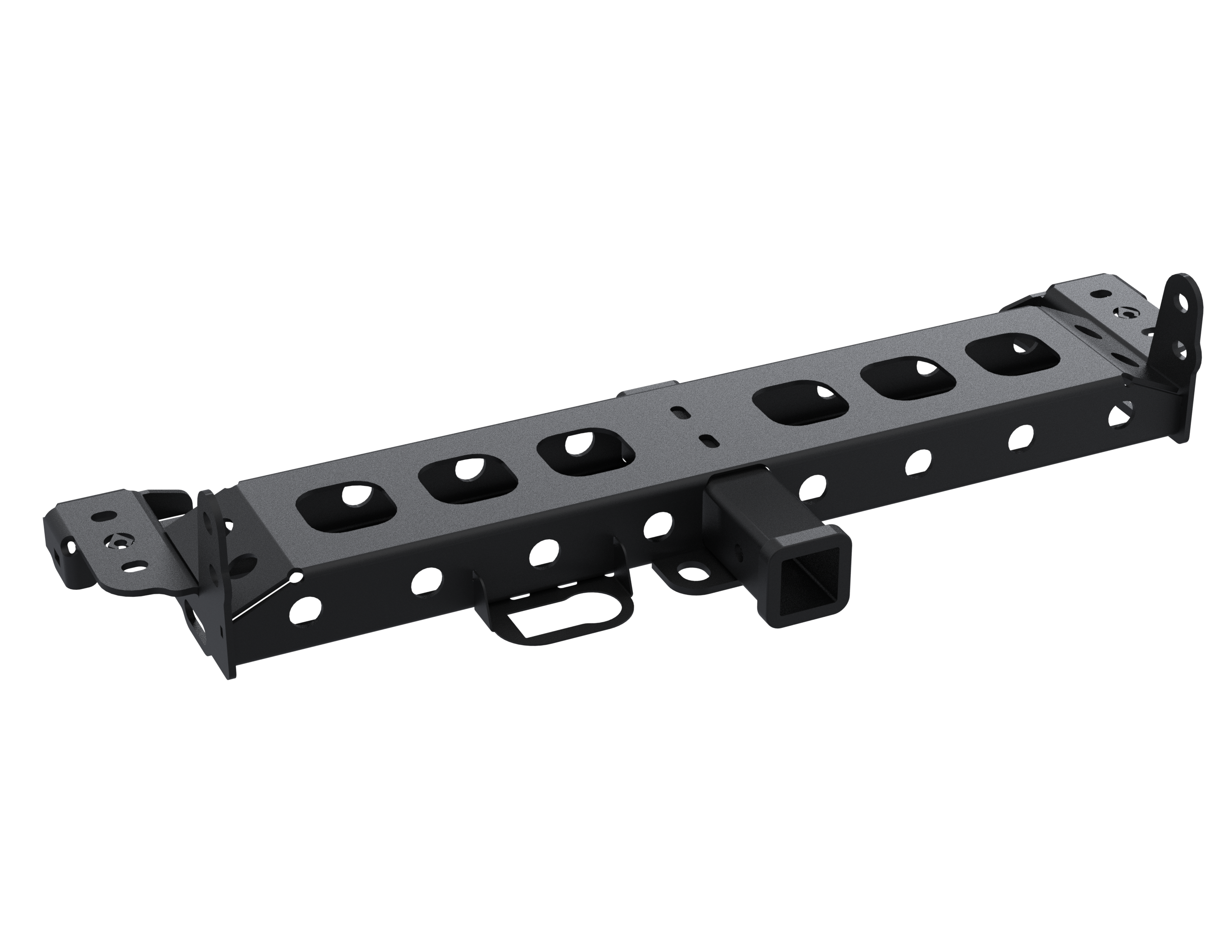 HIGH CLEARANCE REAR BUMPER MODULAR 2 INCH RECEIVER