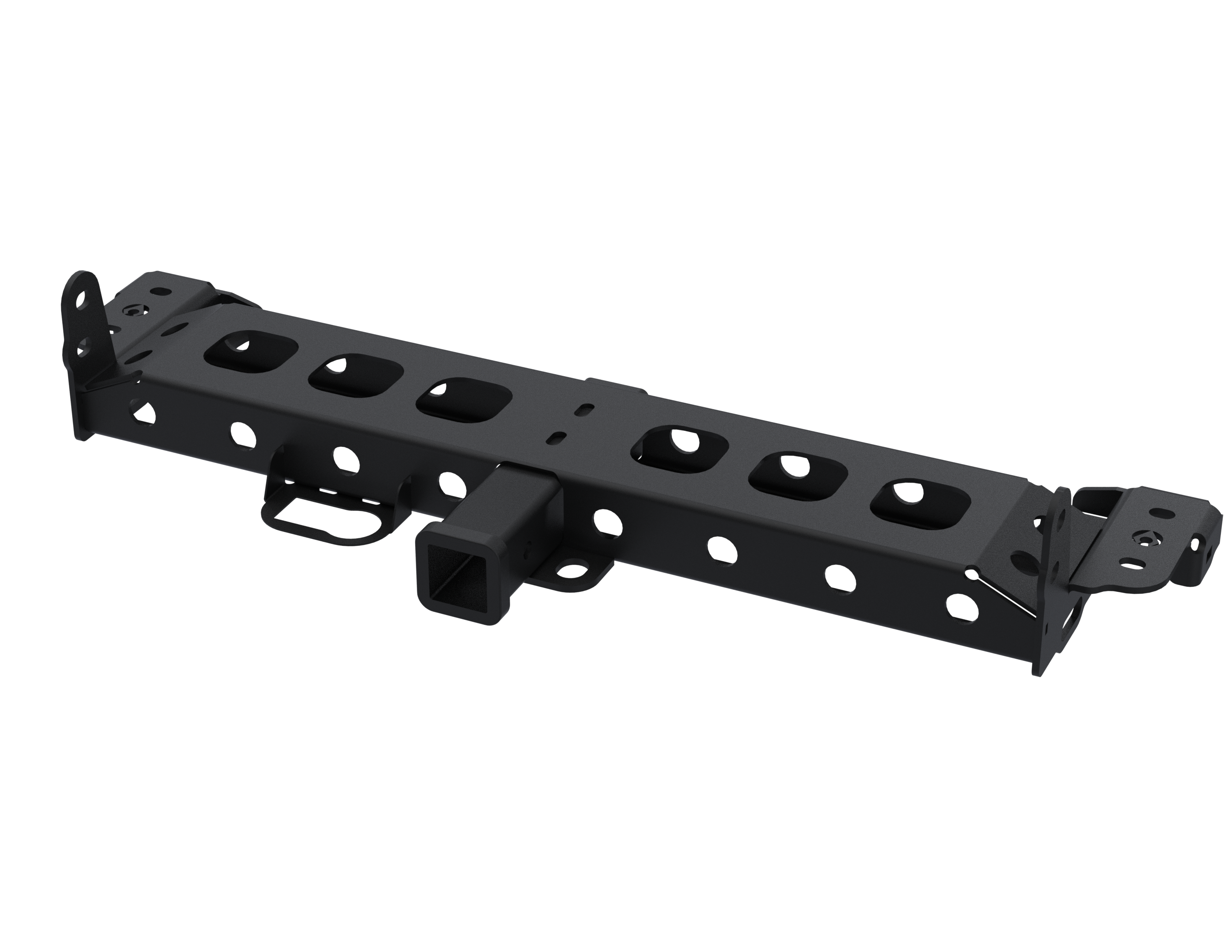 HIGH CLEARANCE REAR BUMPER MODULAR 2 INCH RECEIVER