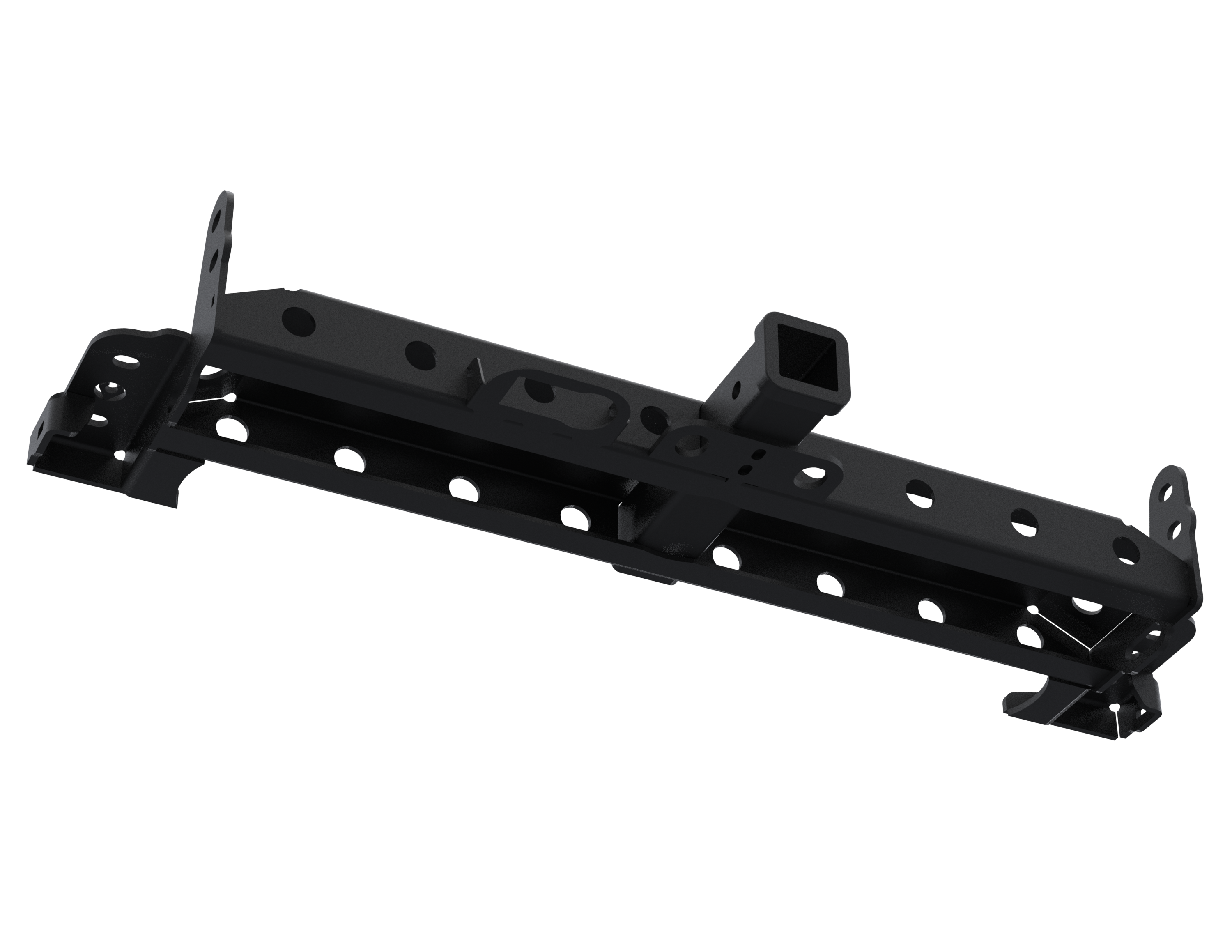 HIGH CLEARANCE REAR BUMPER MODULAR 2 INCH RECEIVER