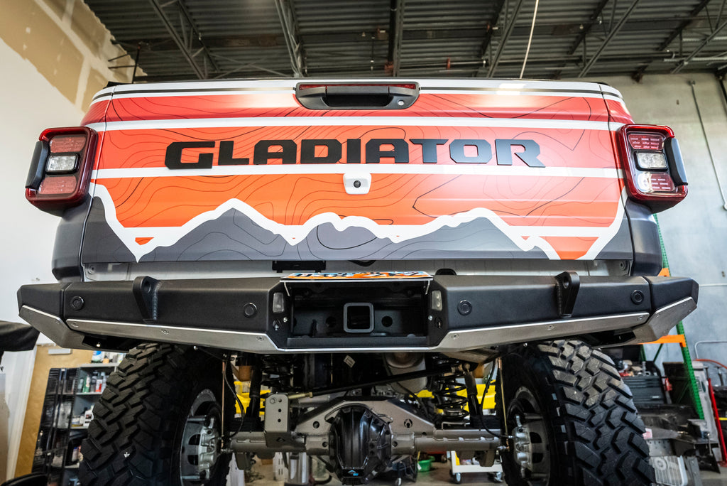 HIGH CLEARANCE REAR BUMPER MODULAR 2 INCH RECEIVER