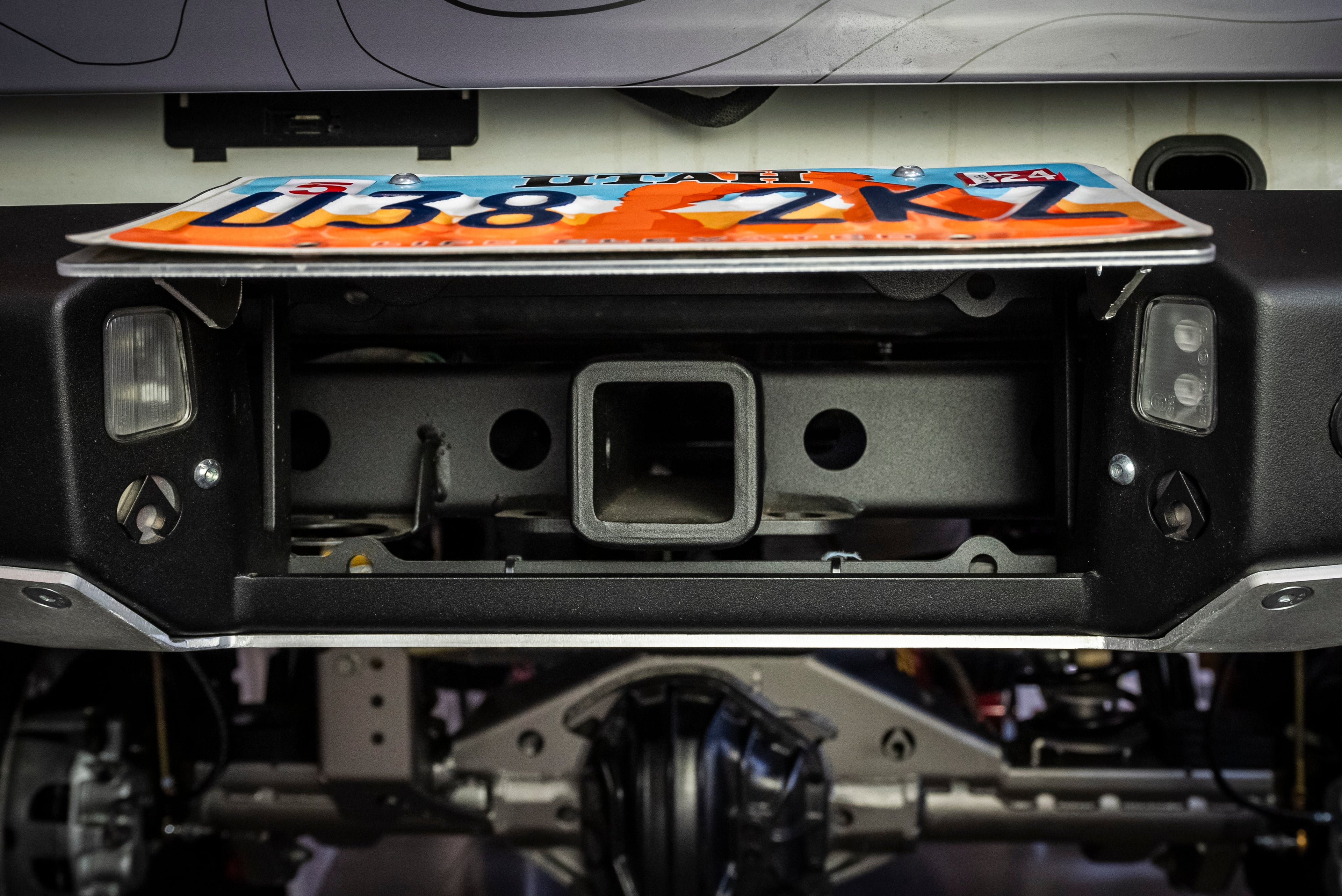 HIGH CLEARANCE REAR BUMPER MODULAR 2 INCH RECEIVER