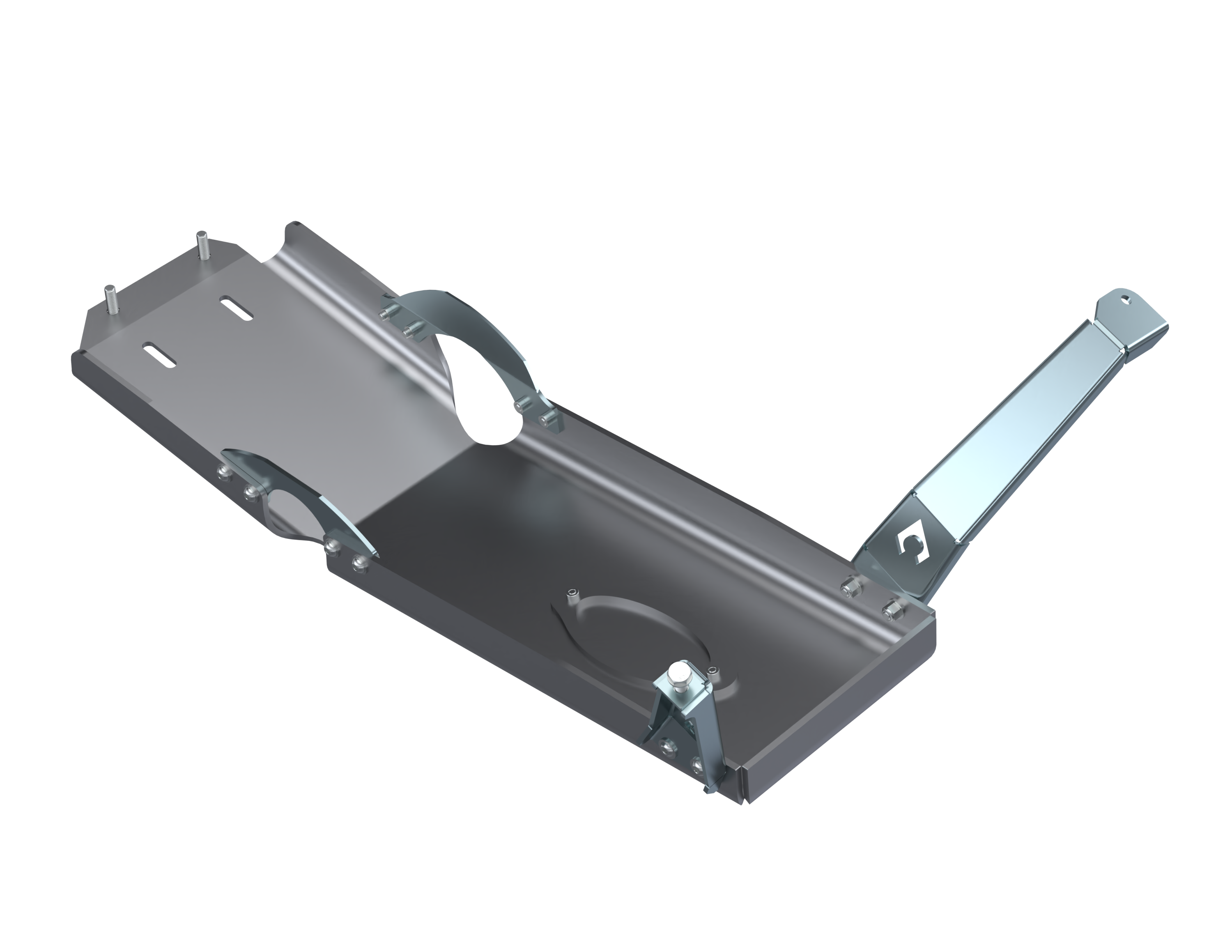 JT Gladiator OIL SKID ONLY With Oil Door - 3.6L ALUMINUM