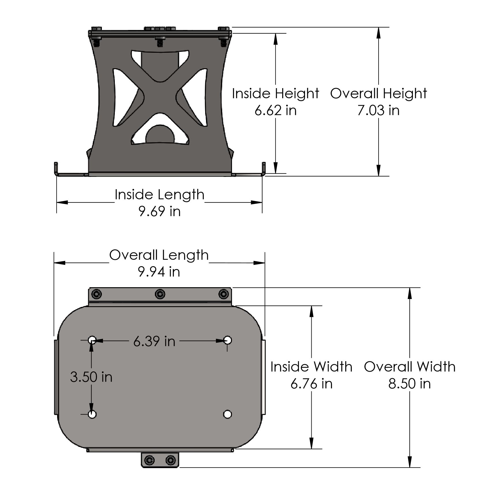 Group 34 Optima Battery Mount