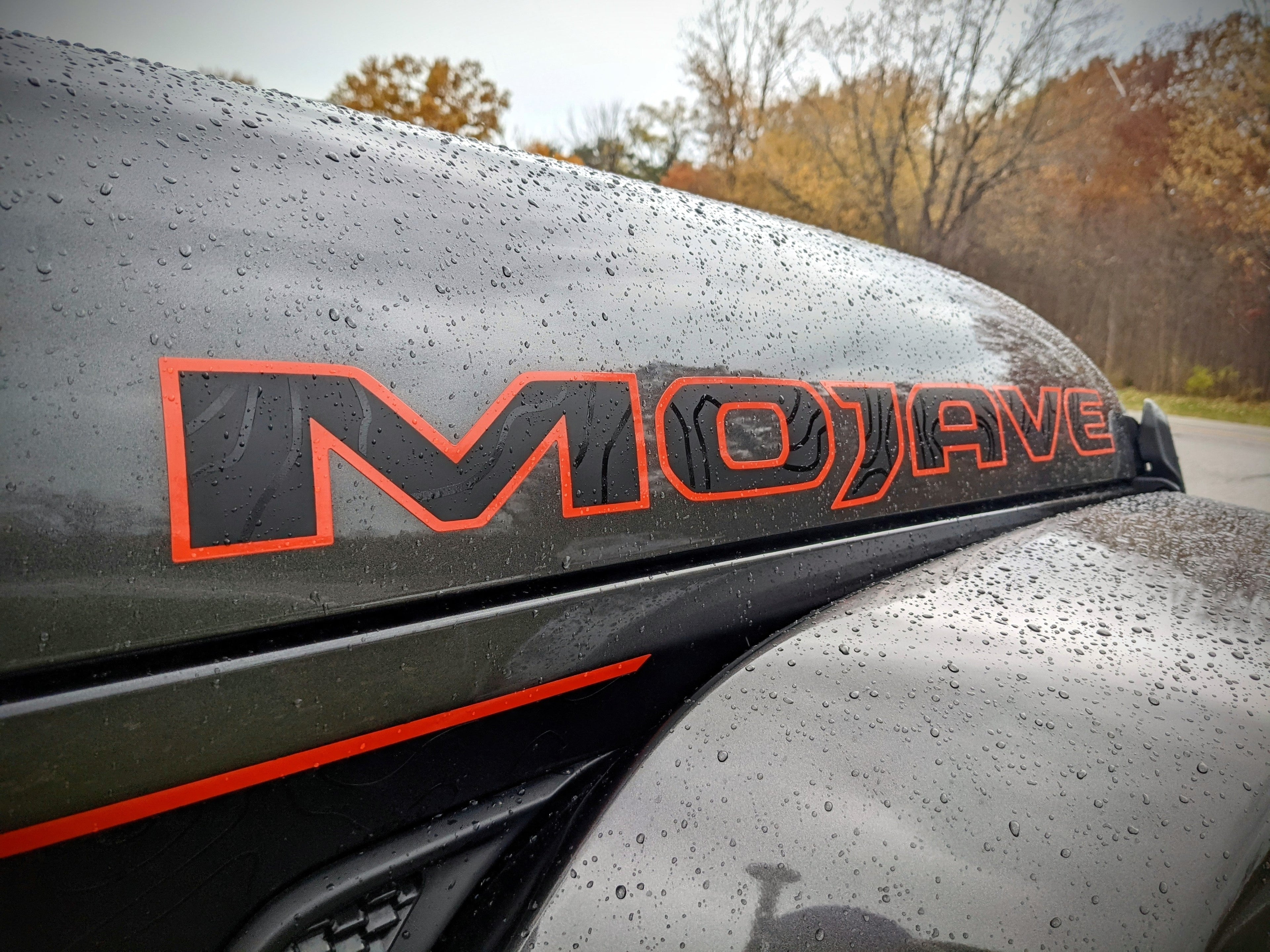 Topographical Overlay for Mojave Factory Hood Decal-Pair
