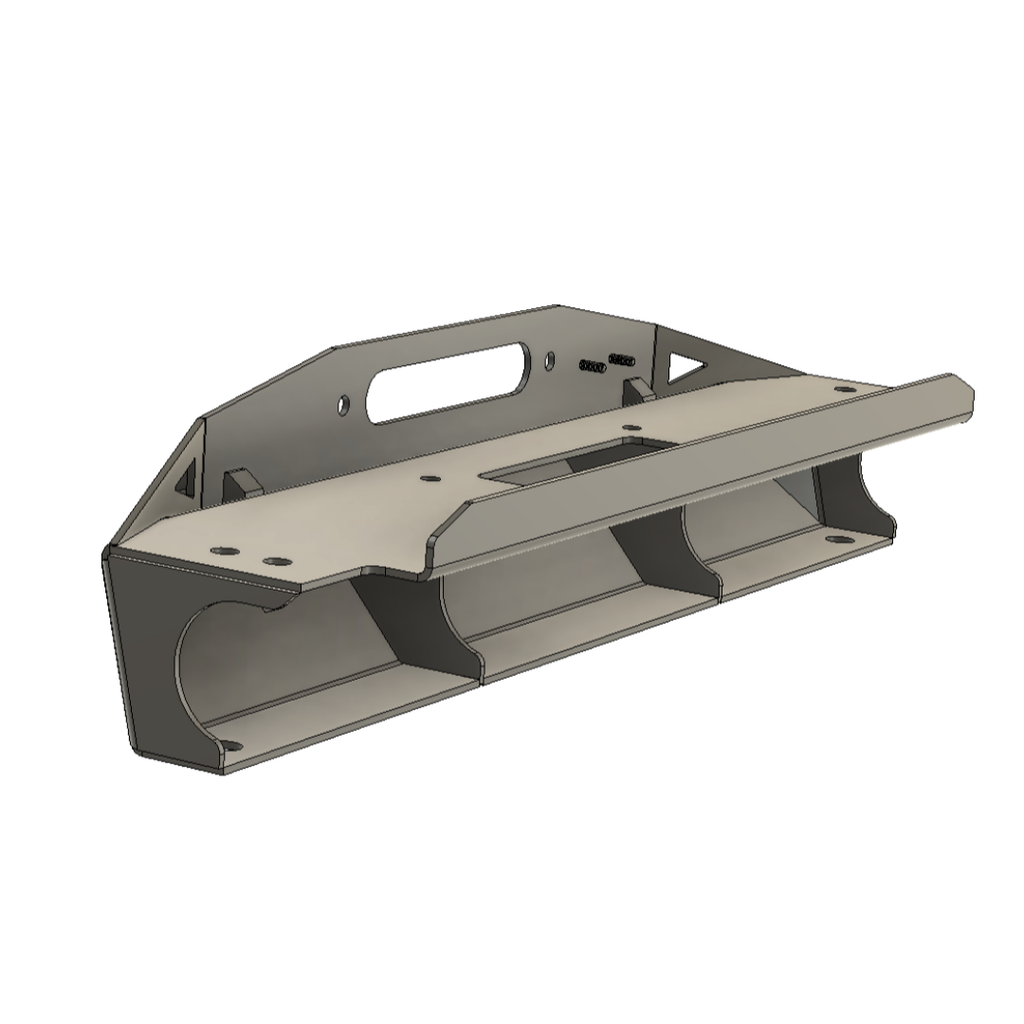 Front Diamond Series Stubby Bumper for Jeep TJ Wrangler (97-06)