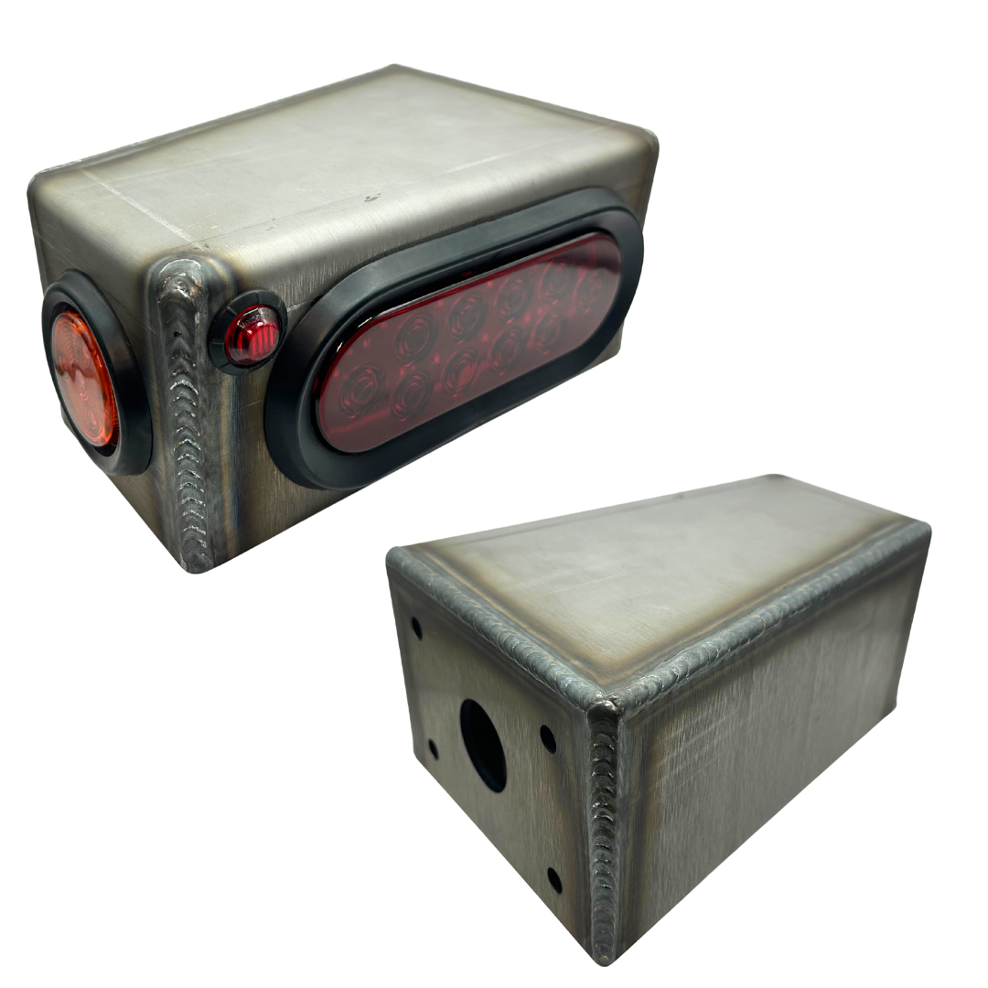Heavy Duty LED Trailer Tail Light Kit 3/16 Steel