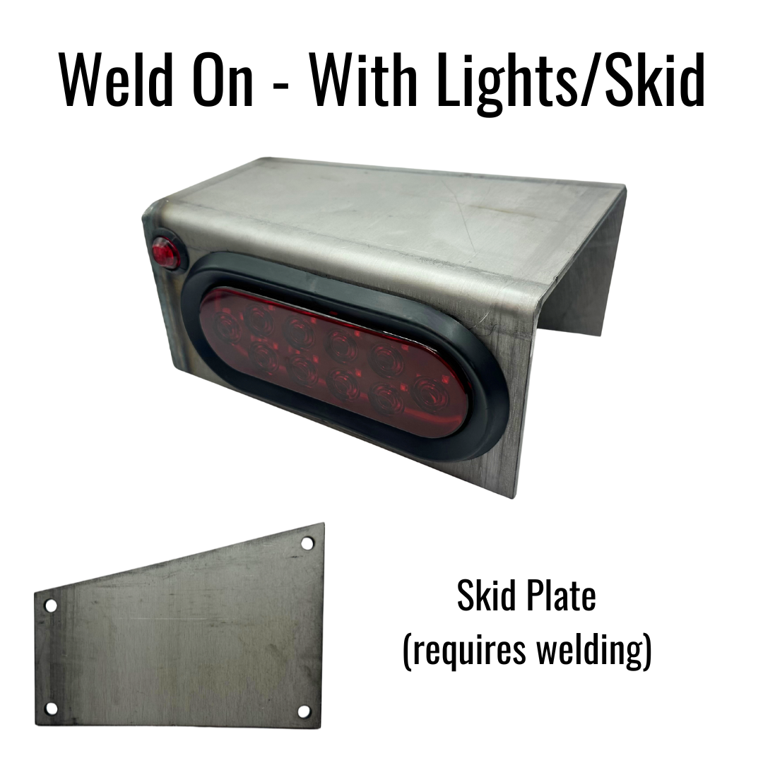 Heavy Duty LED Trailer Tail Light Kit 3/16 Steel