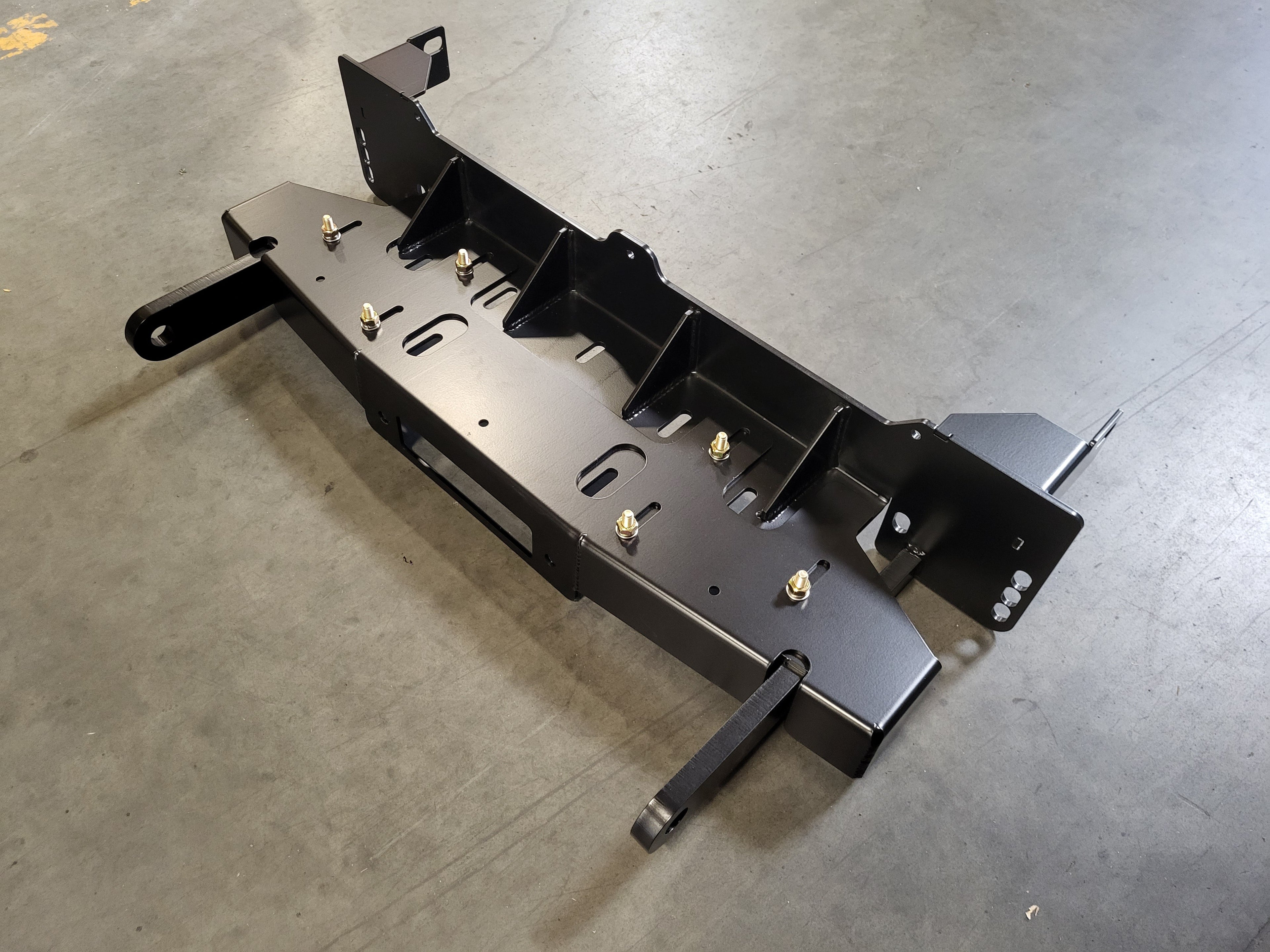 Adjustable Hidden Winch Mount with Recovery Points - GX460