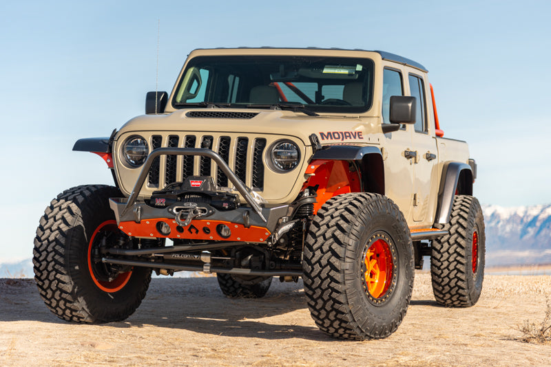 Nighthawk Stinger Front Bumper w- Aluminum Skid for JK, JL, & JT